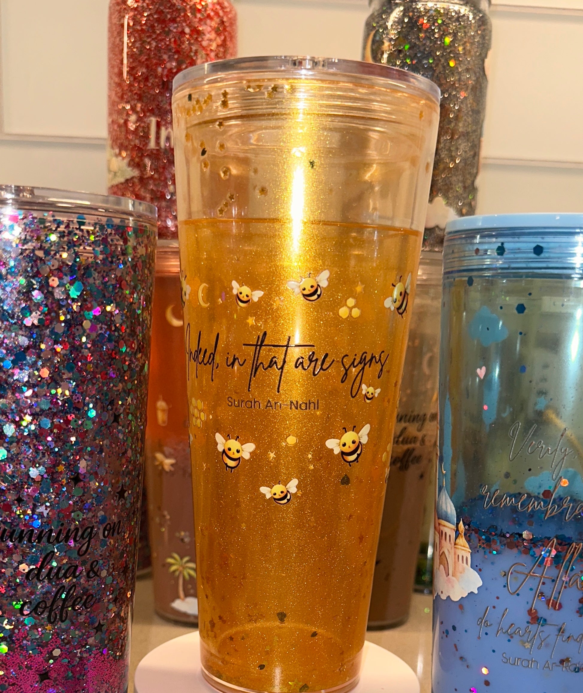 Indeed, In That Are Signs – Surah An-Nahl - 24 oz Honey Drip Cup