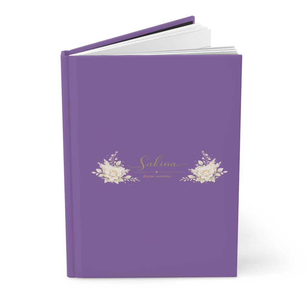 Sakina "Divine Serenity" - Purple Hardcover Journal Matte