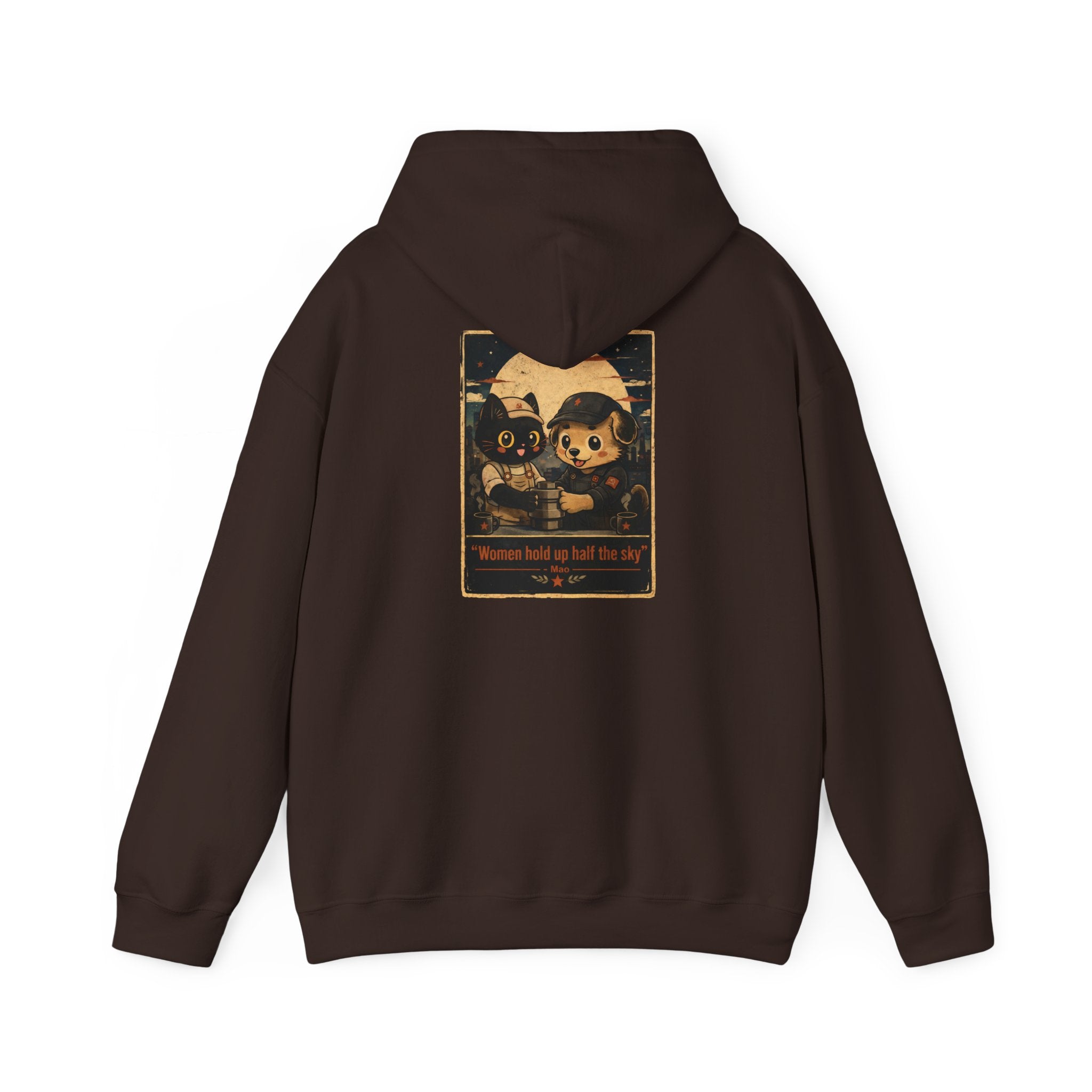 Women Hold Up Half the Sky – Front & Back Graphic Hoodie