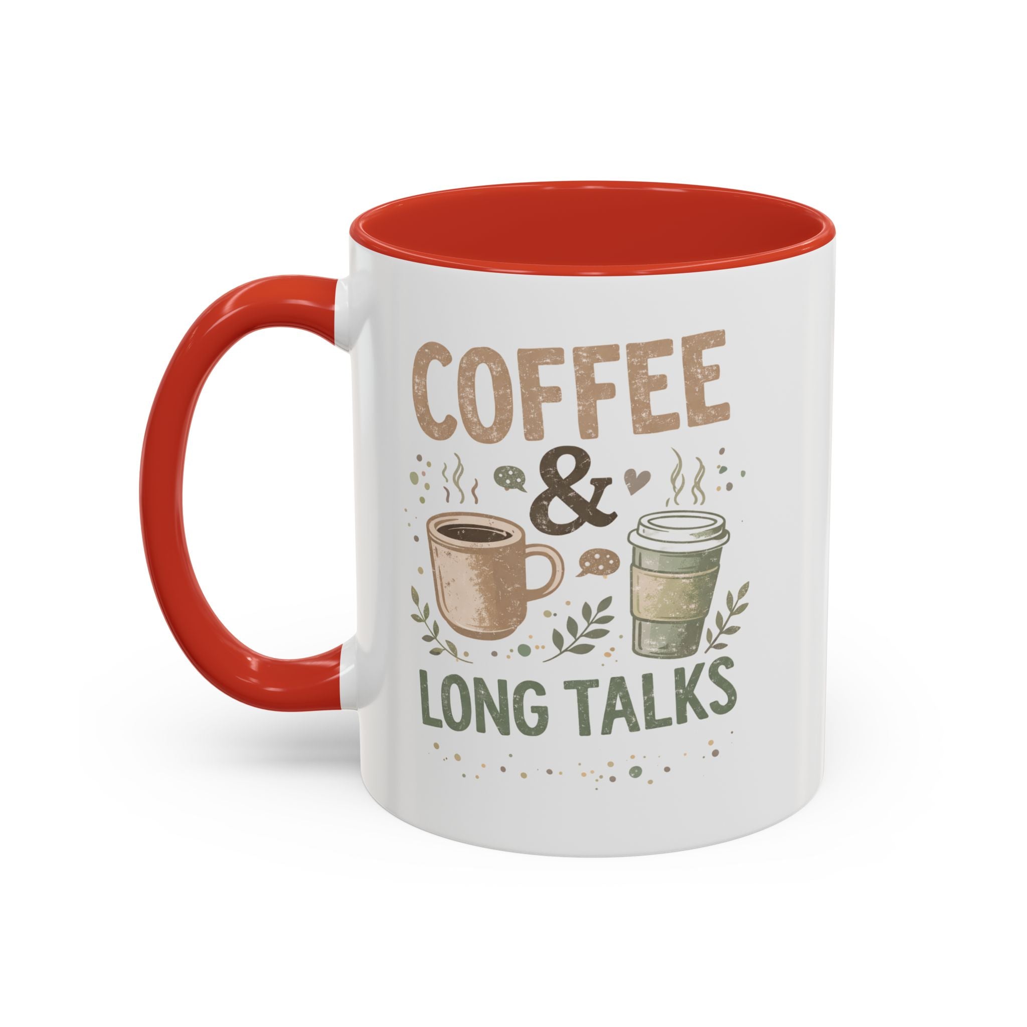 Coffee & Long Talks - Coffee Mug (11, 15oz)