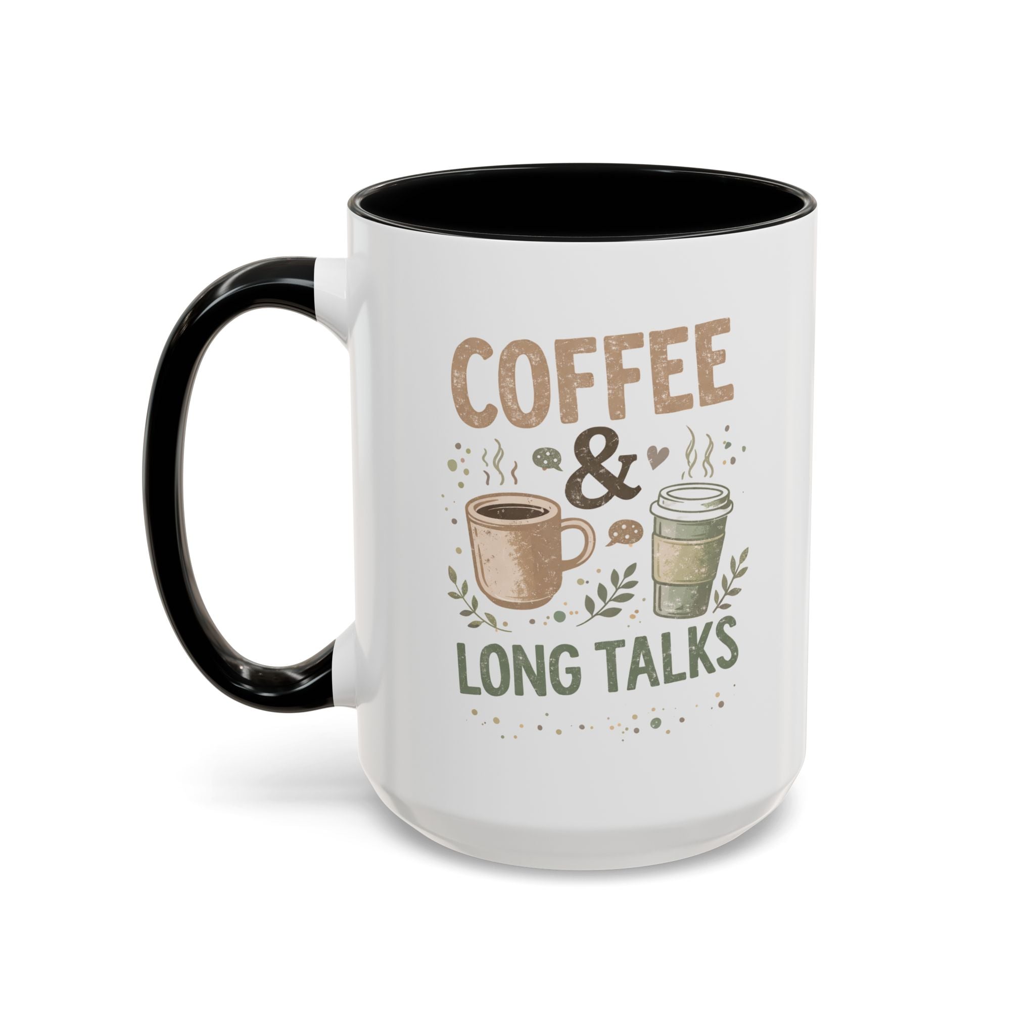 Coffee & Long Talks - Coffee Mug (11, 15oz)