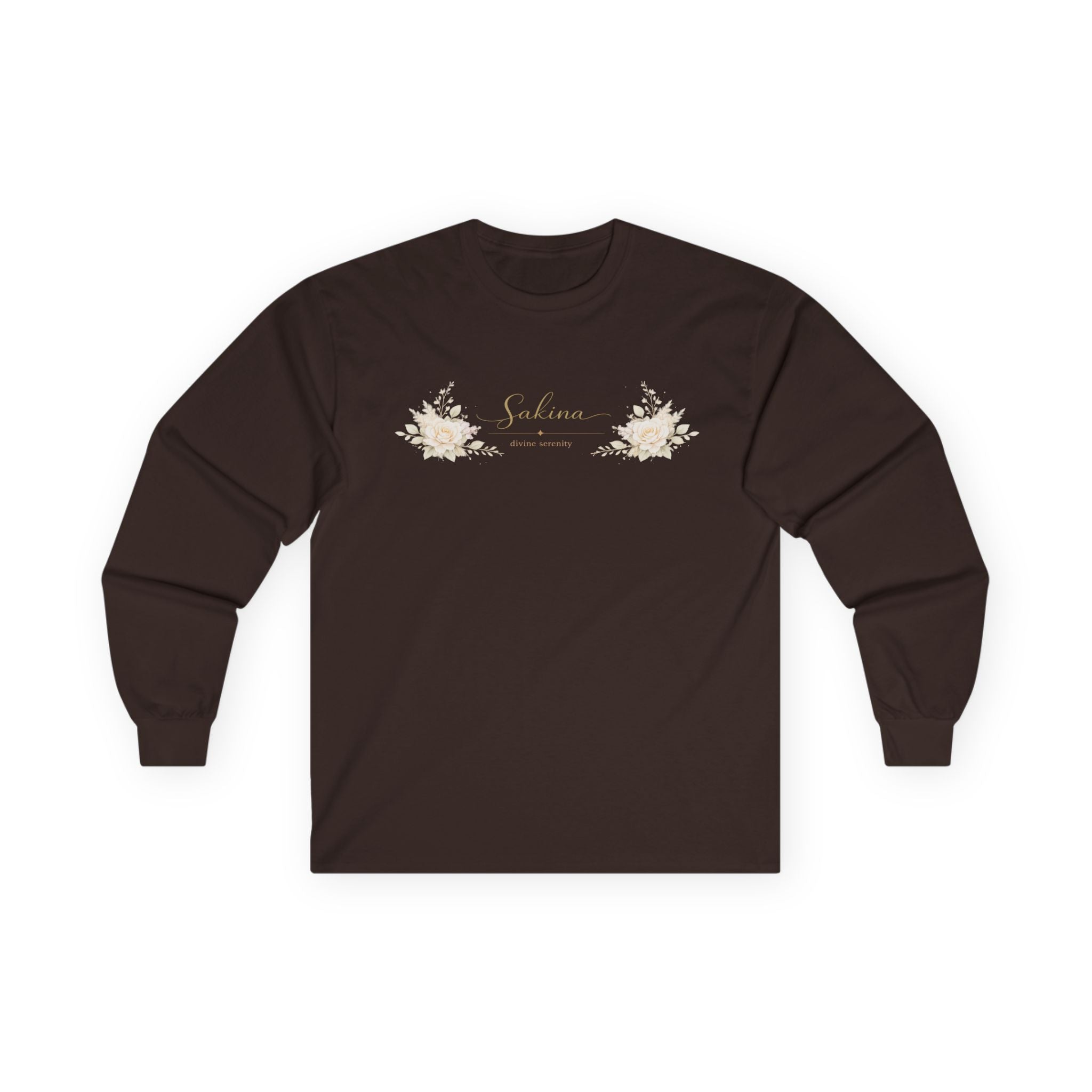 Sakina "Divine Serenity" - Cotton Long Sleeve Tee