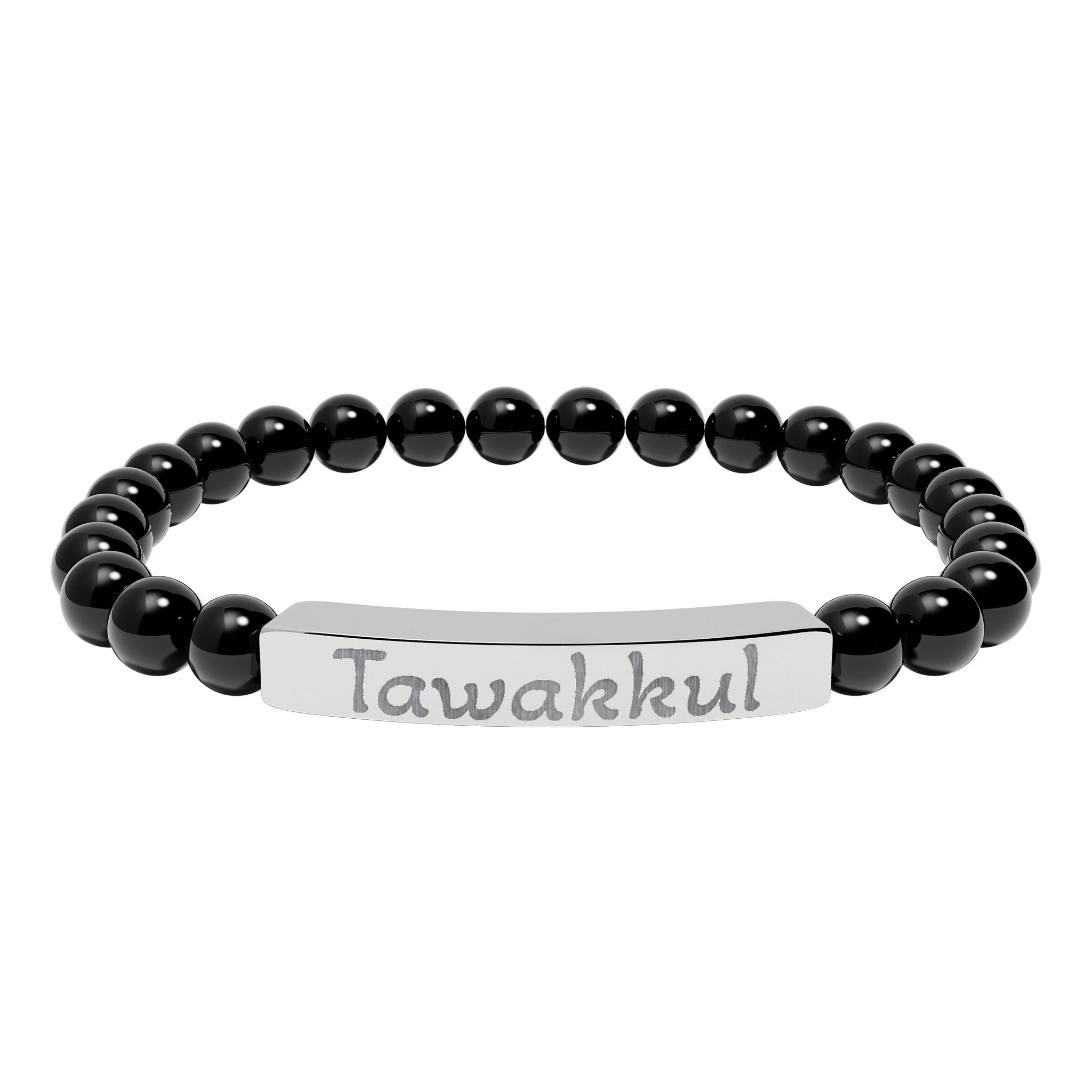 Tawakkul- Natural Stone Stretch Bar Bracelet