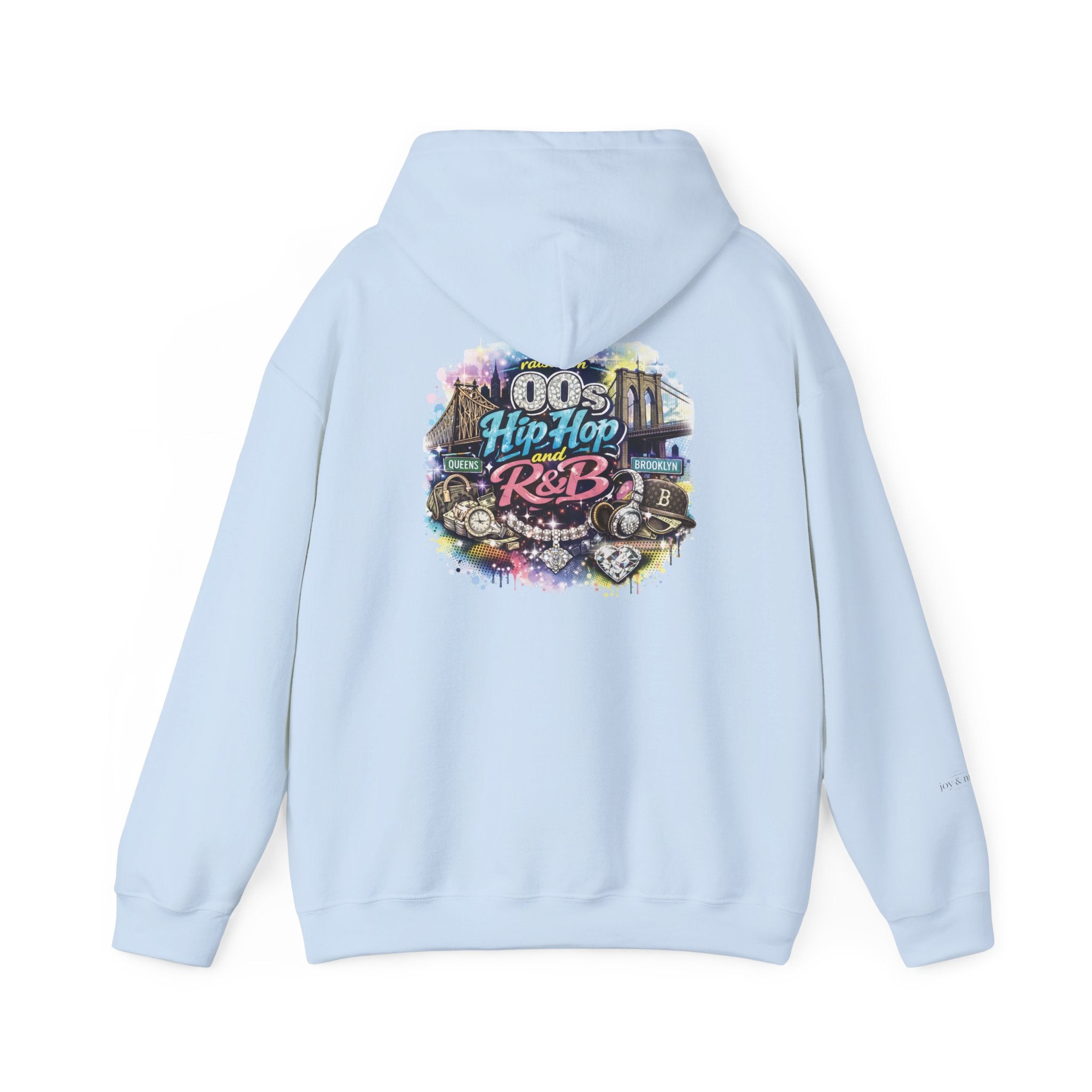 Raised on 00s Hip Hop & R&B – Front & Back Graphic