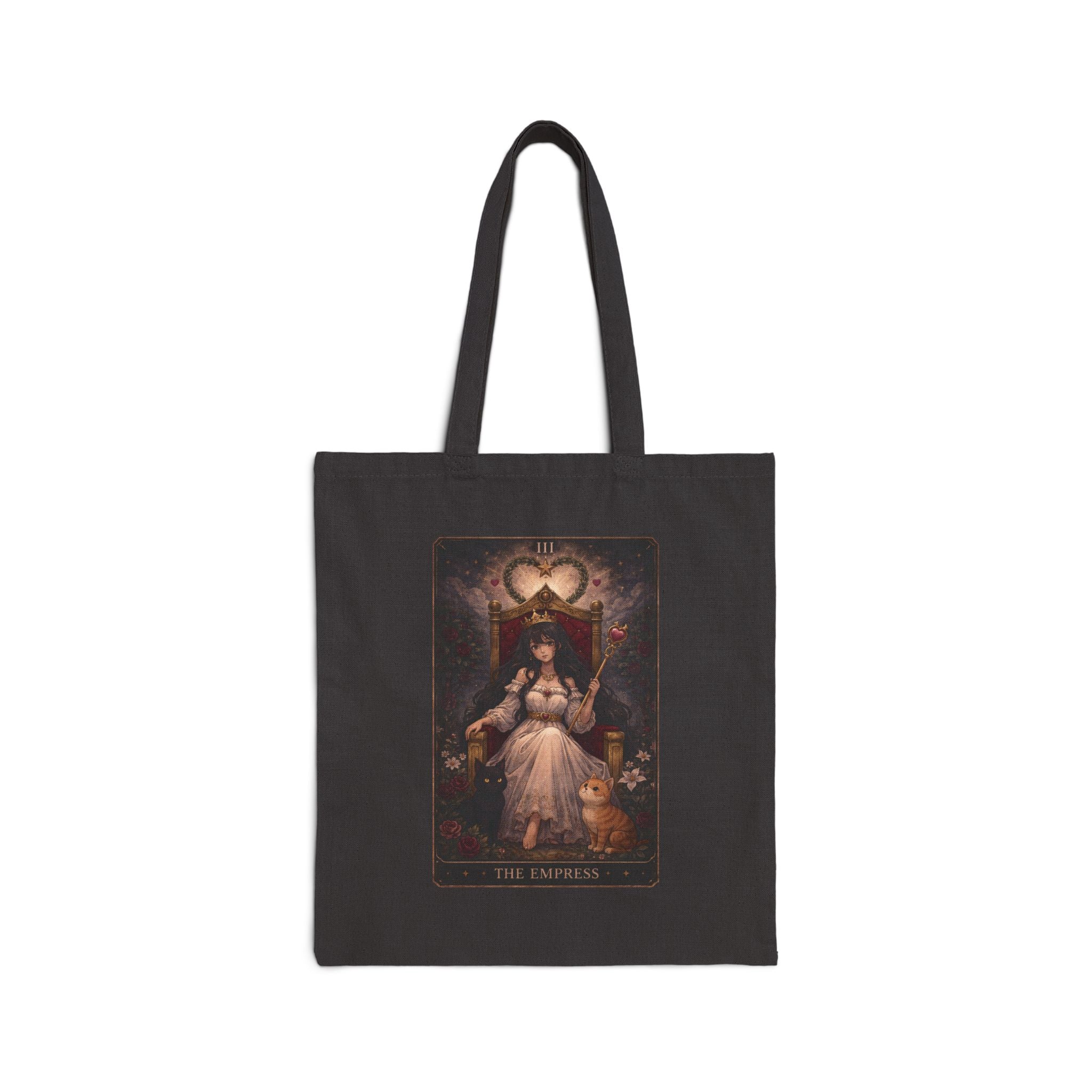 The Empress Tarot Card - Cotton Canvas Tote Bag