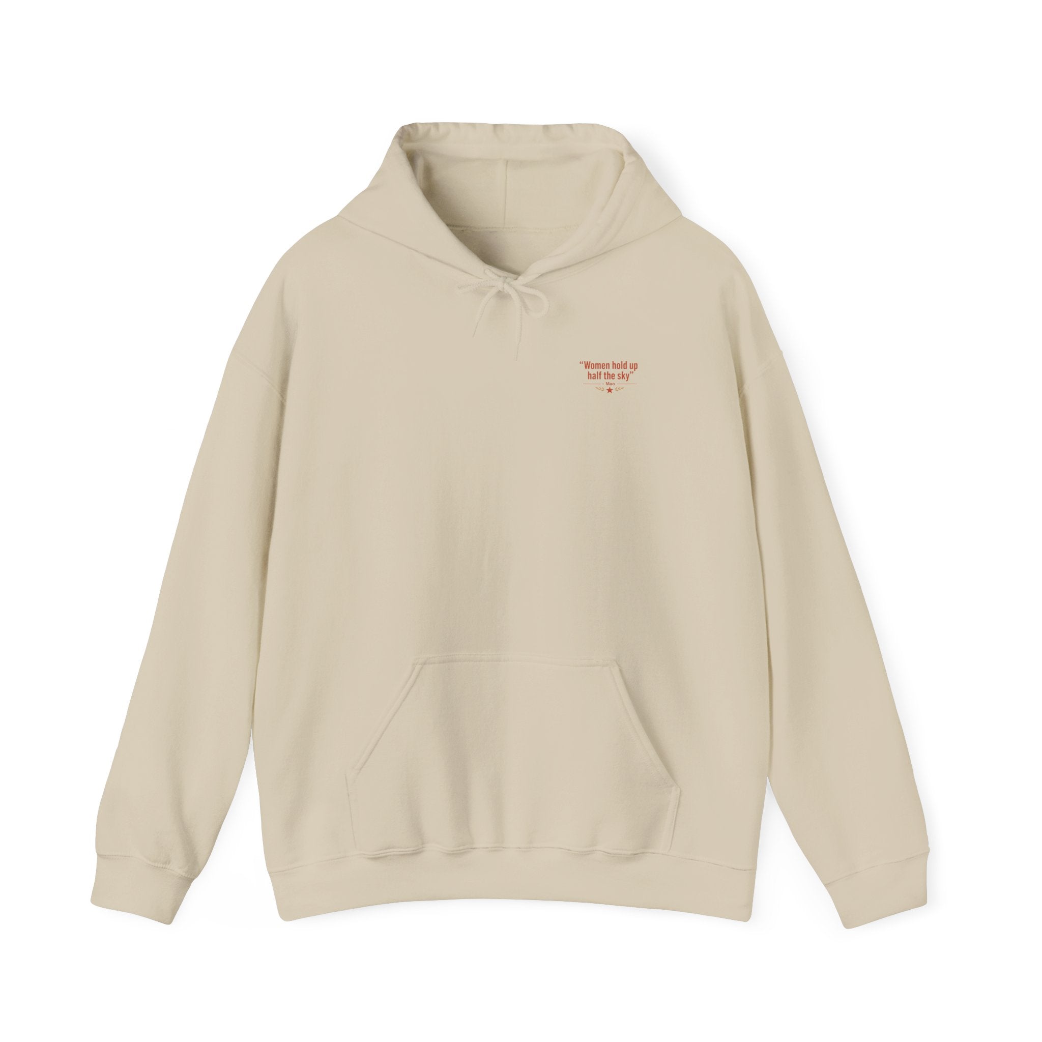 Women Hold Up Half the Sky – Front & Back Graphic Hoodie