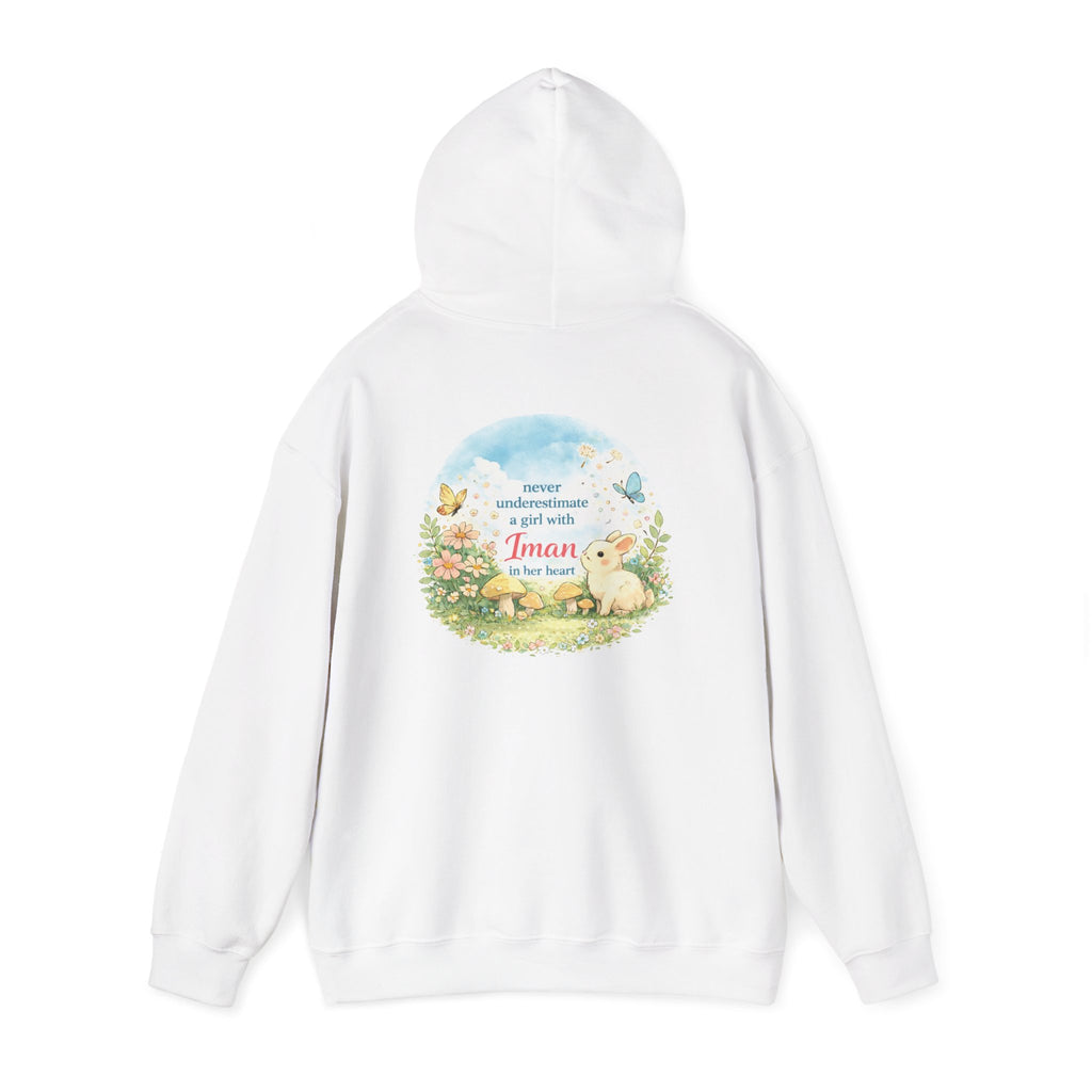 Girl with Iman in Her Heart - Hooded Sweatshirt
