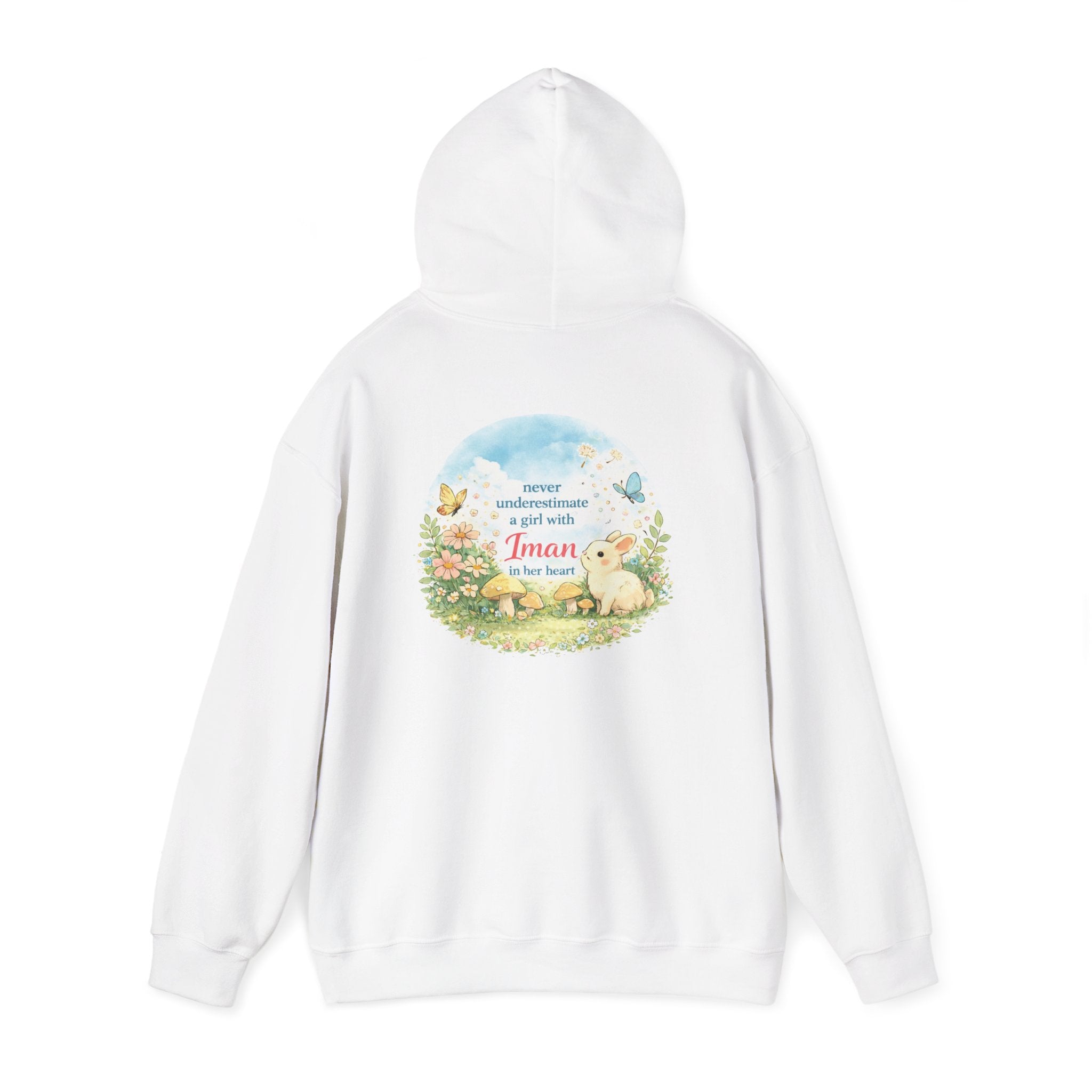 Girl with Iman in Her Heart - Hooded Sweatshirt