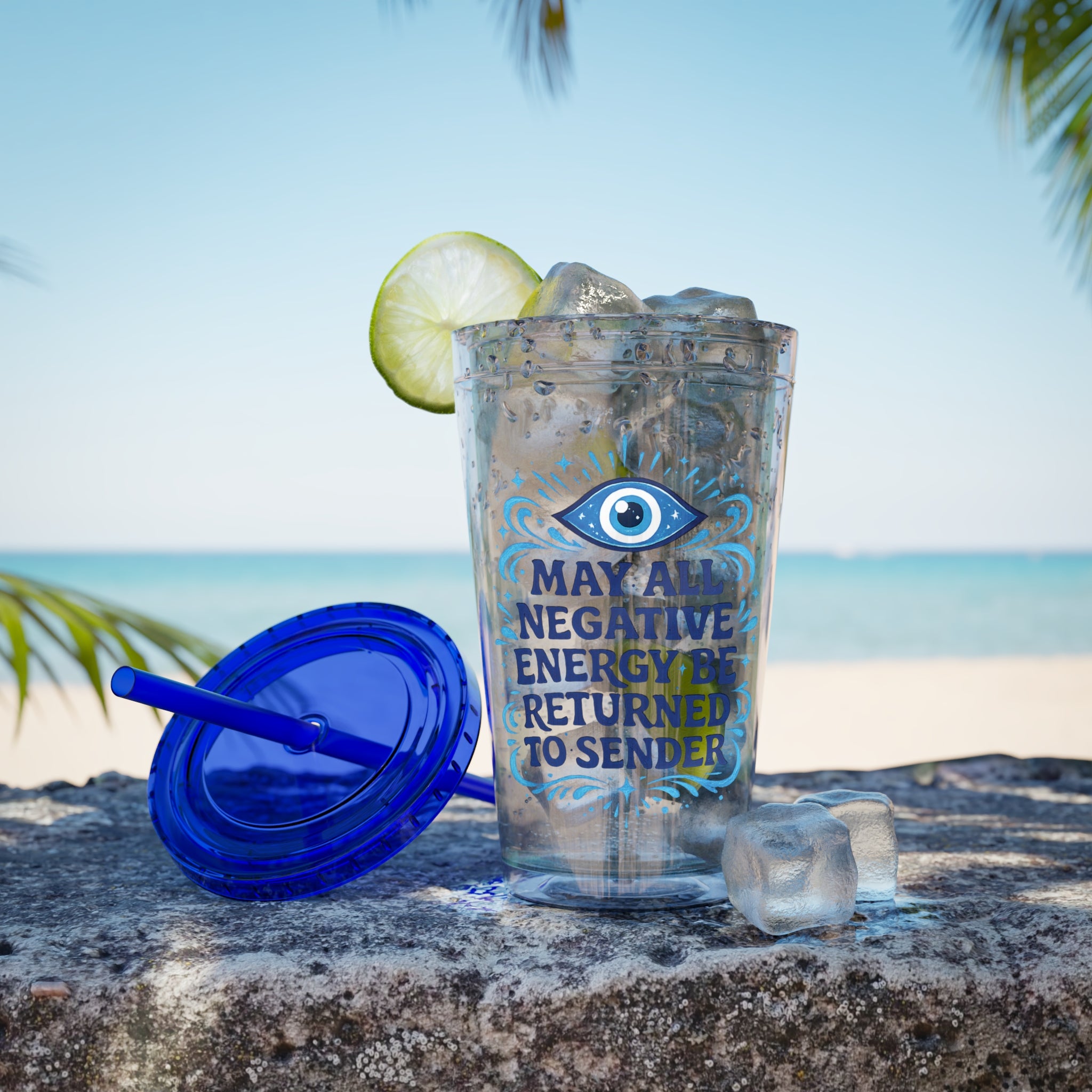 Return to Sender - Tumbler with Straw, 16oz