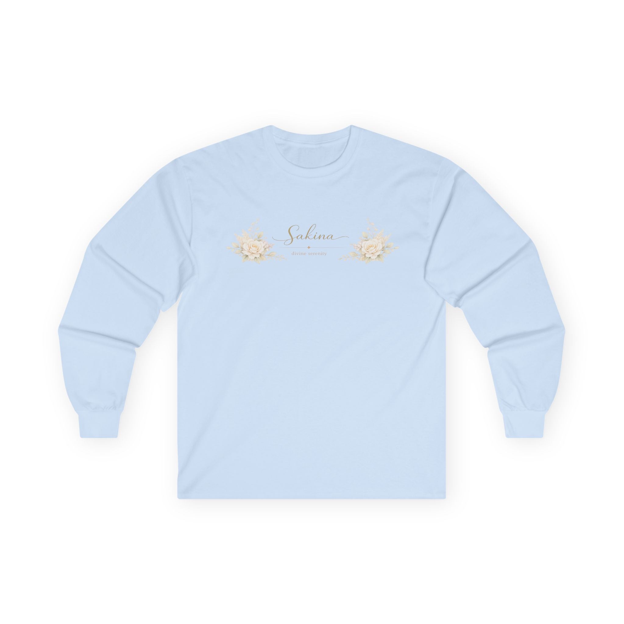 Sakina "Divine Serenity" - Cotton Long Sleeve Tee