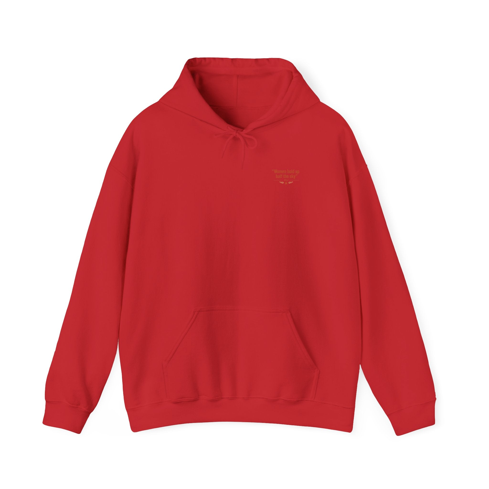 Women Hold Up Half the Sky – Front & Back Graphic Hoodie
