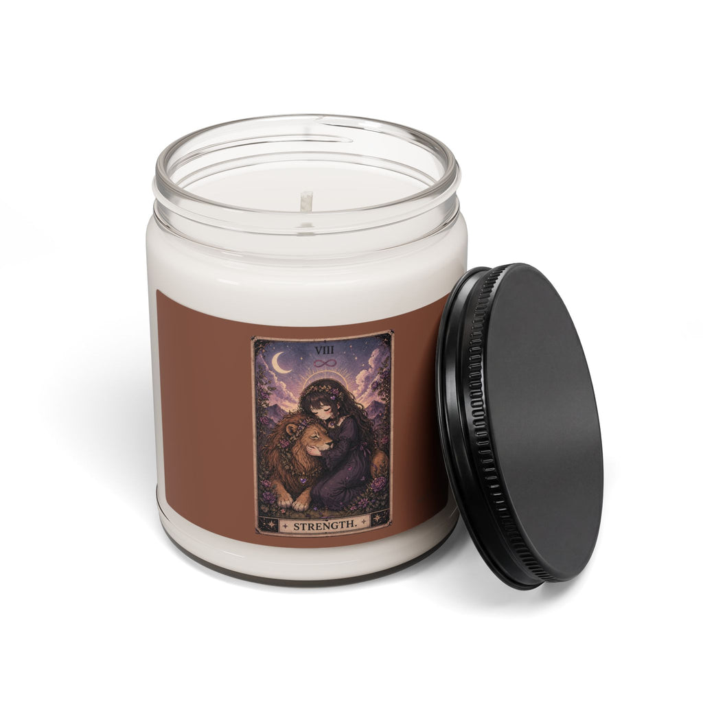 Strength Tarot - Scented Soy Candle, 9oz