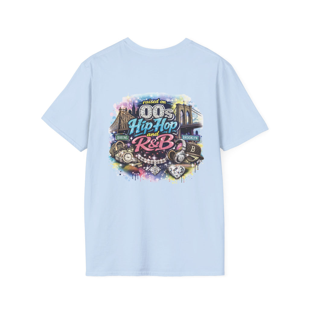 Raised on 00s Hip Hop & R&B – Front & Back Graphic