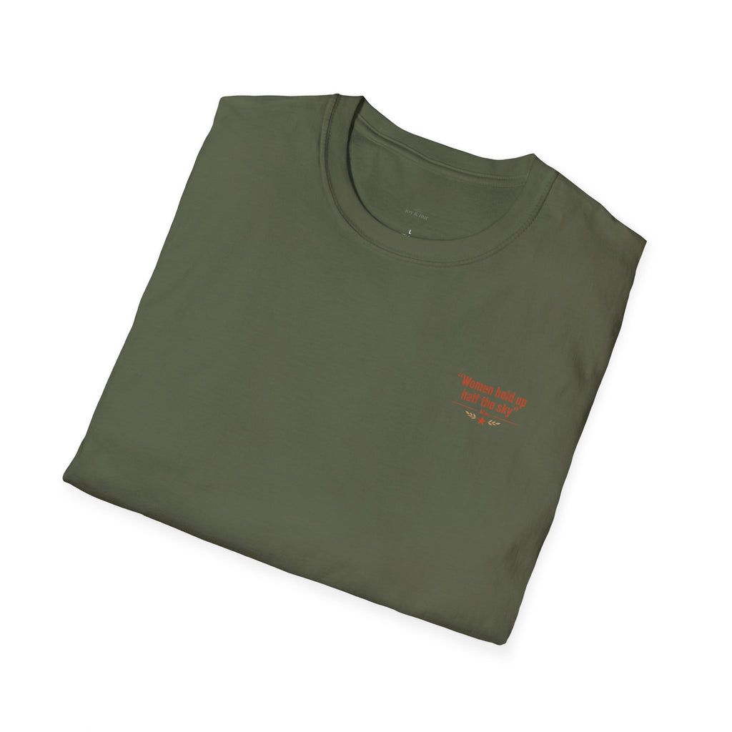 Women Hold Up Half the Sky – Front & Back Graphic Tee