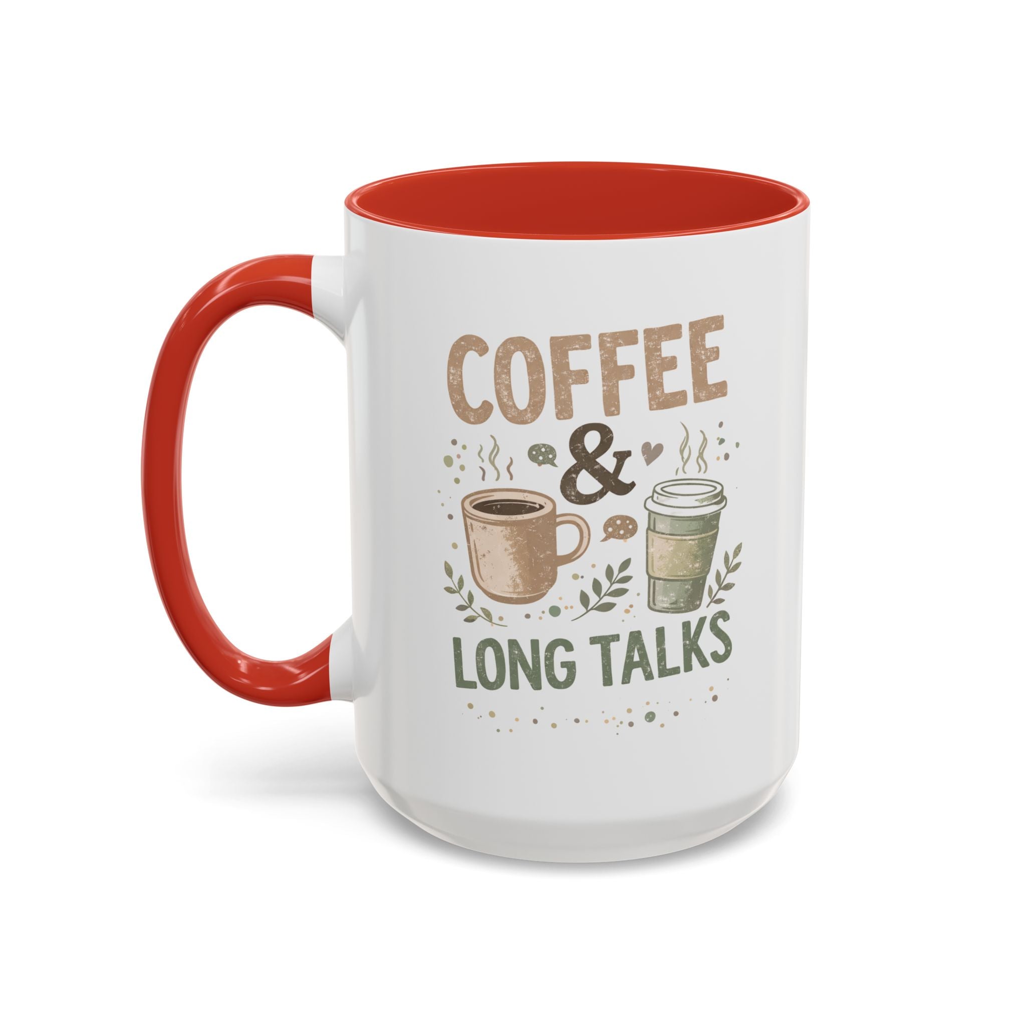 Coffee & Long Talks - Coffee Mug (11, 15oz)