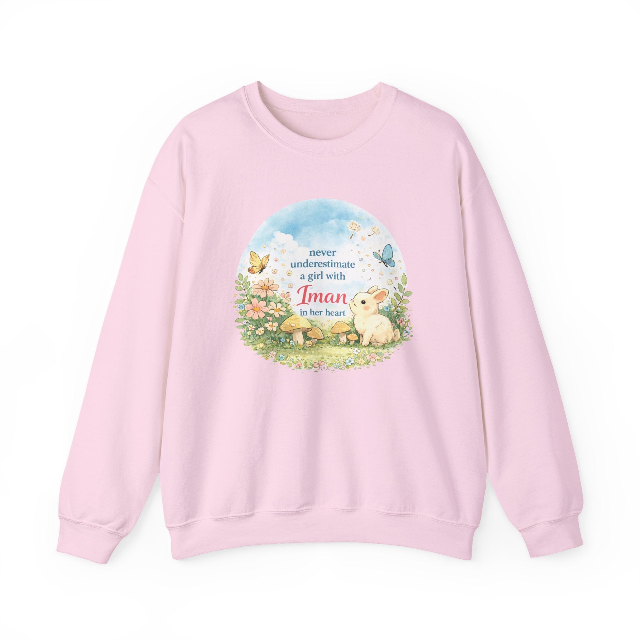 Girl with Iman in Her Heart - Crewneck Sweatshirt