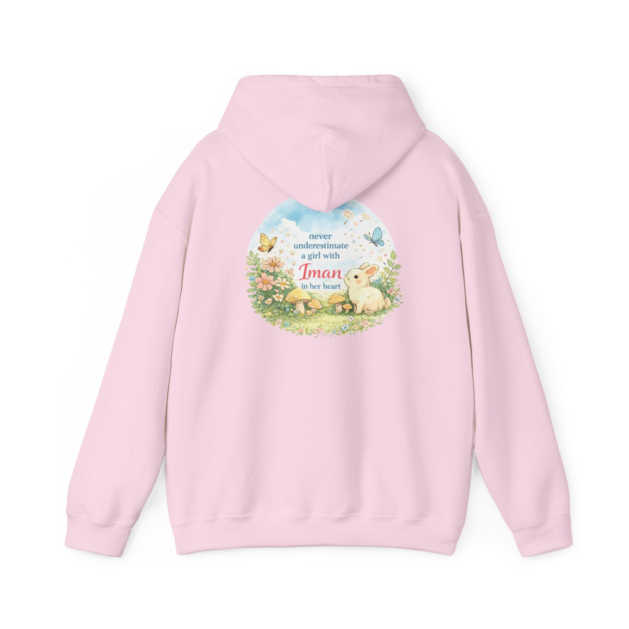 Girl with Iman in Her Heart - Hooded Sweatshirt