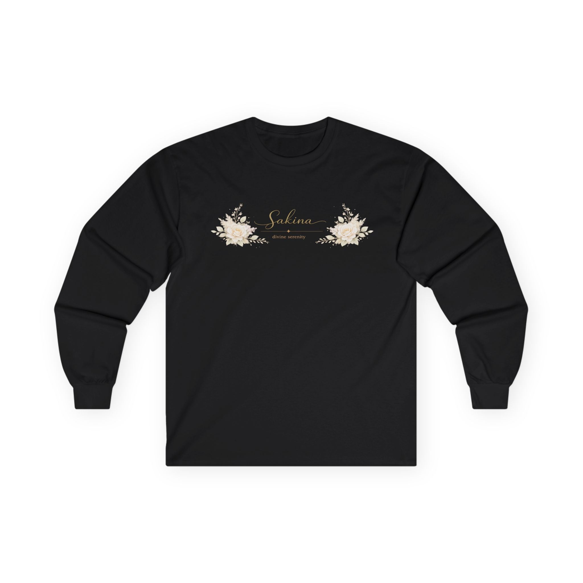 Sakina "Divine Serenity" - Cotton Long Sleeve Tee