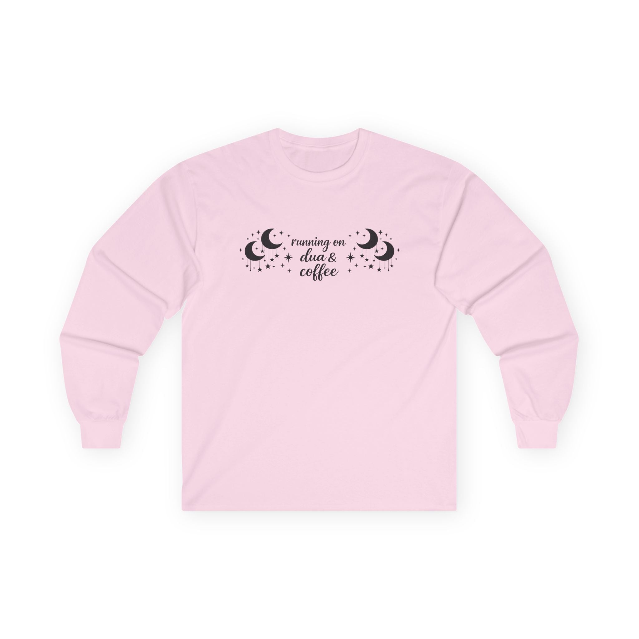 Running on Dua & Coffee - Cotton Long Sleeve Tee