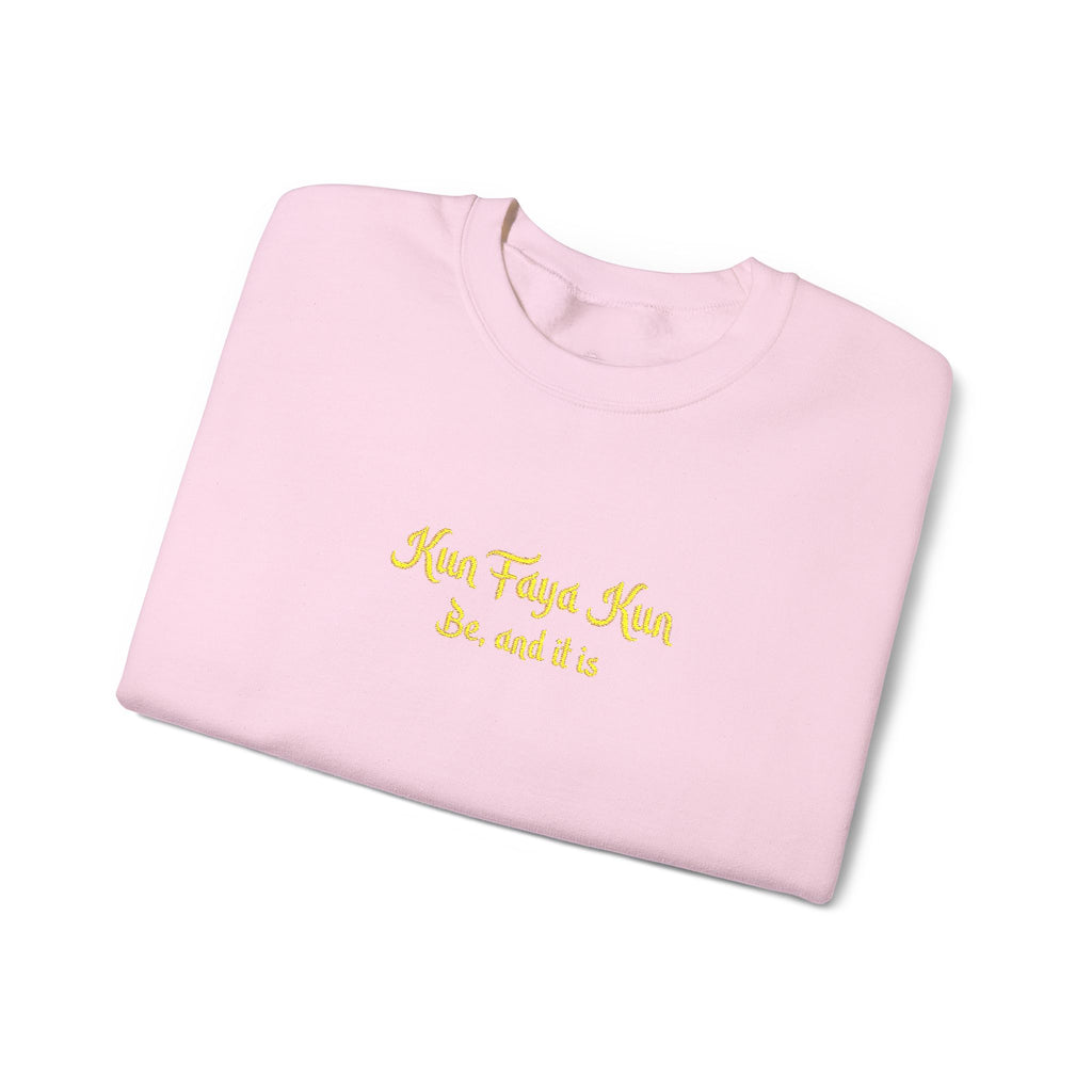 Kun Faya Kun - Embroidered Crewneck