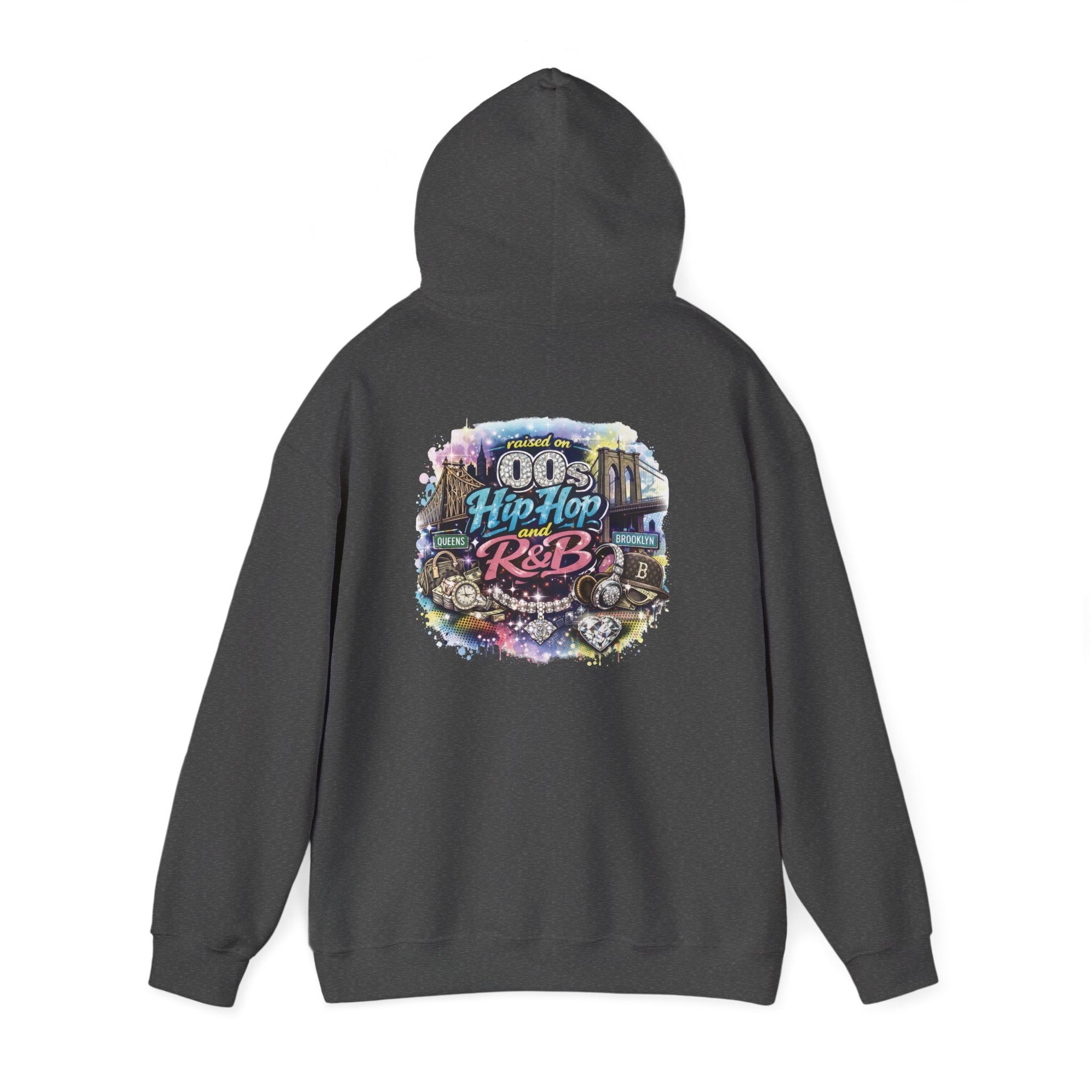 Raised on 00s Hip Hop & R&B – Front & Back Graphic