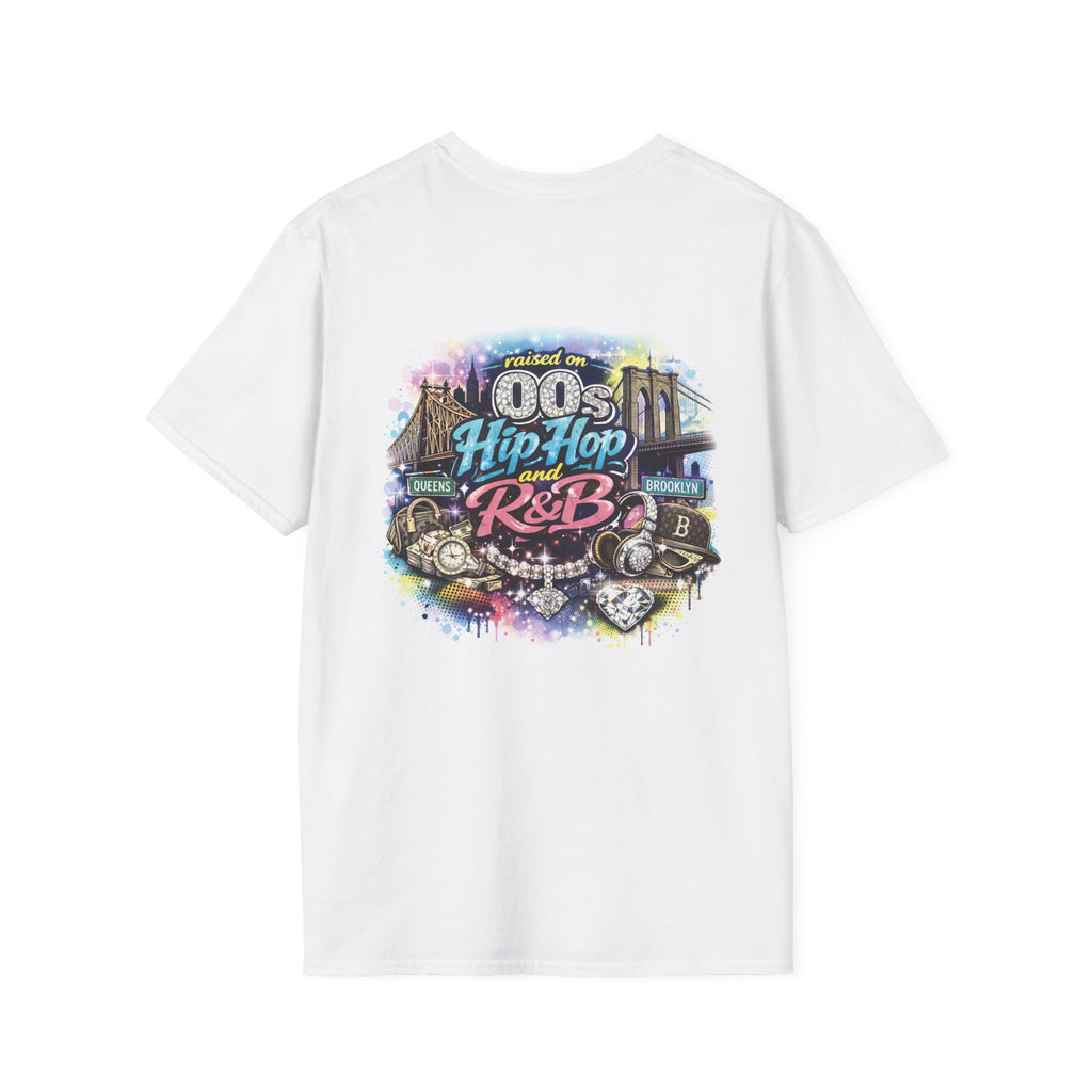 Raised on 00s Hip Hop & R&B – Front & Back Graphic