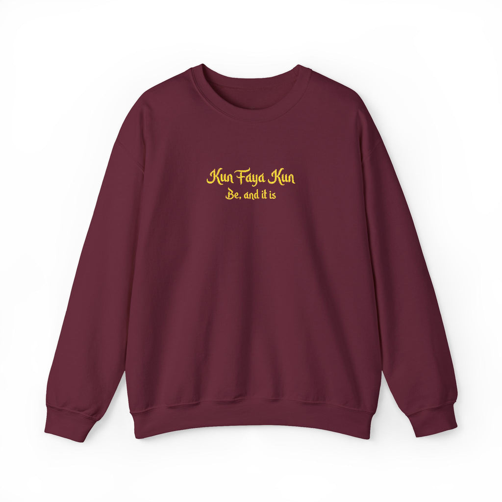 Kun Faya Kun - Embroidered Crewneck
