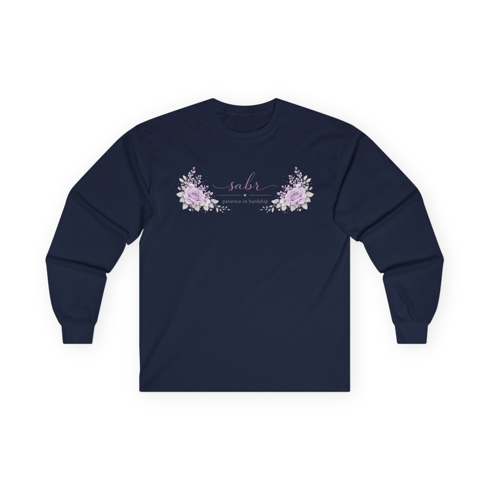 Sabr "Patience in Hardship" - Cotton Long Sleeve Tee