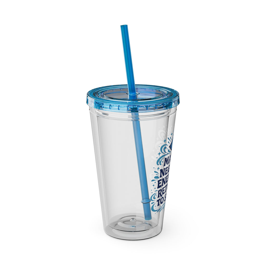 Return to Sender - Tumbler with Straw, 16oz