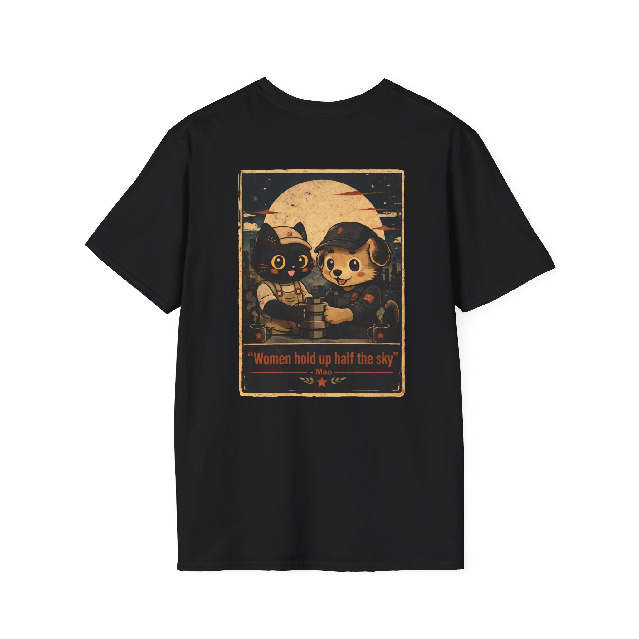 Women Hold Up Half the Sky – Front & Back Graphic Tee