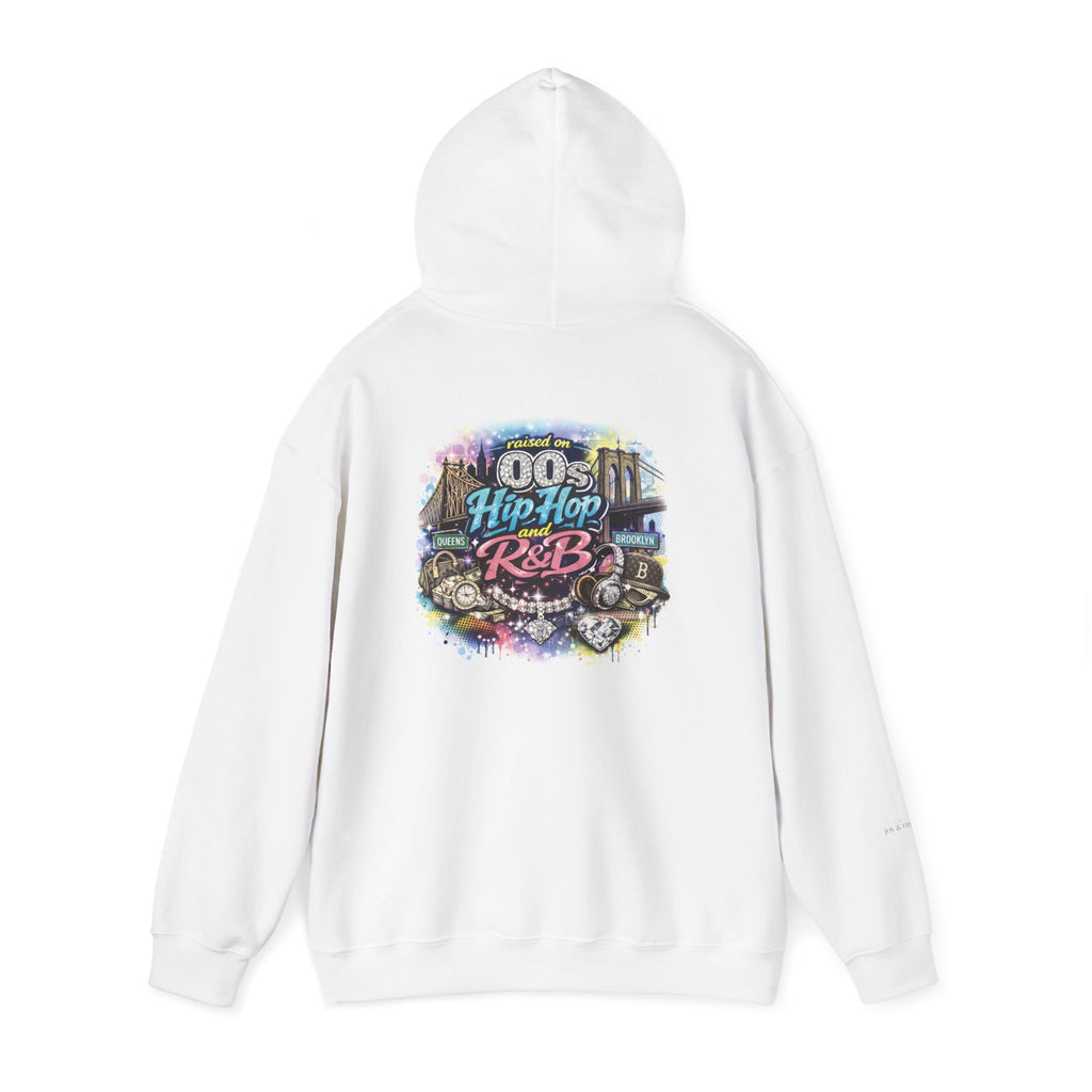 Raised on 00s Hip Hop & R&B – Front & Back Graphic