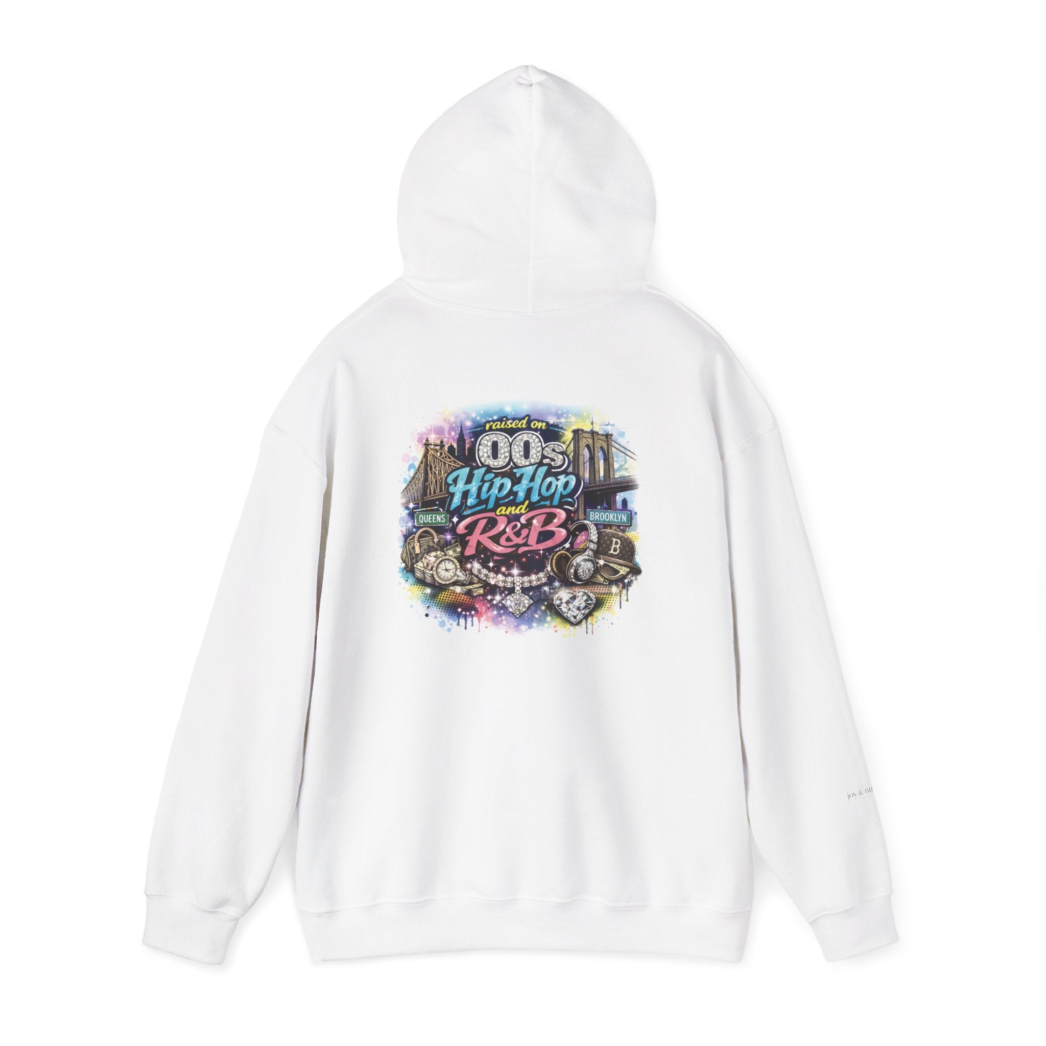 Raised on 00s Hip Hop & R&B – Front & Back Graphic
