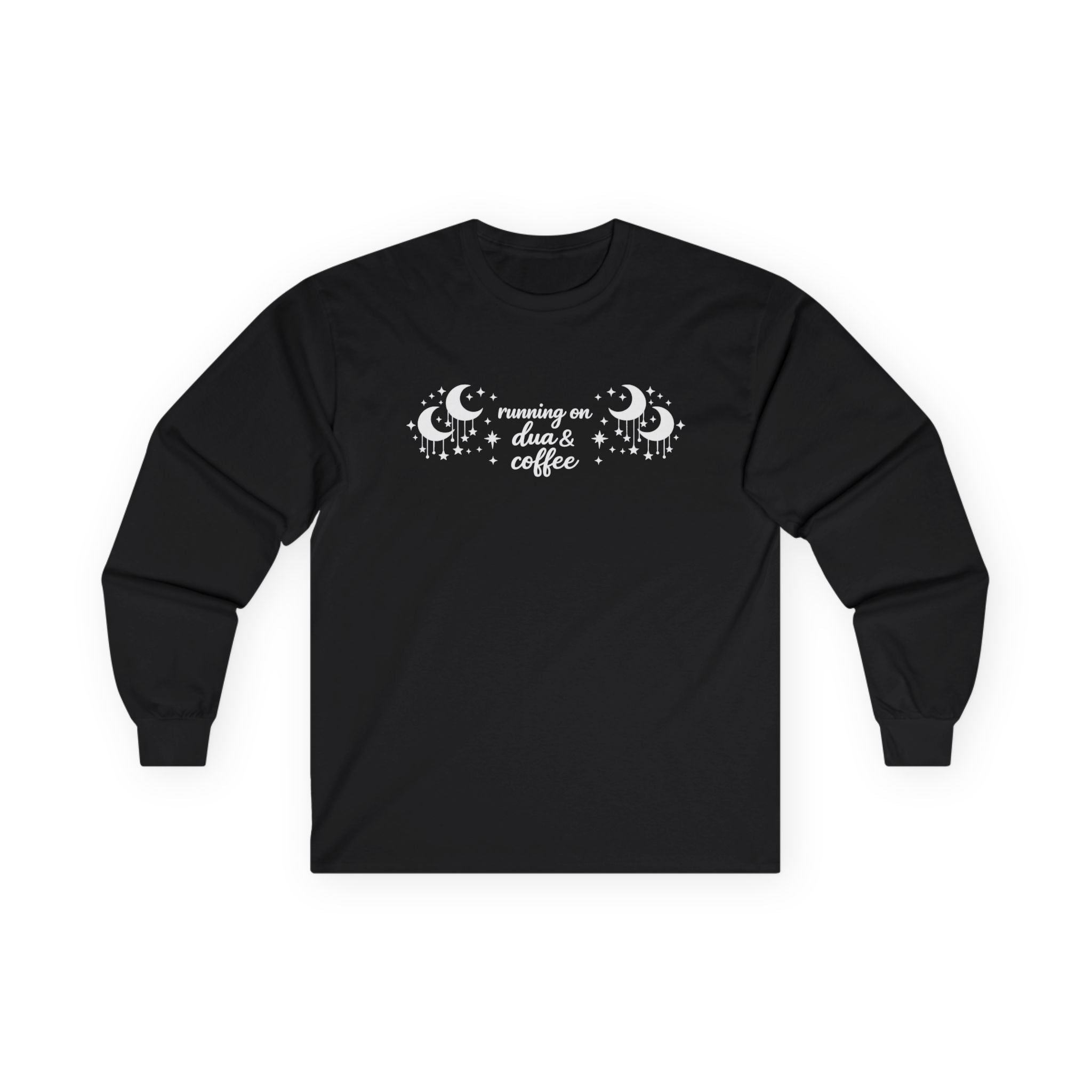 Running on Dua & Coffee - Cotton Long Sleeve Tee