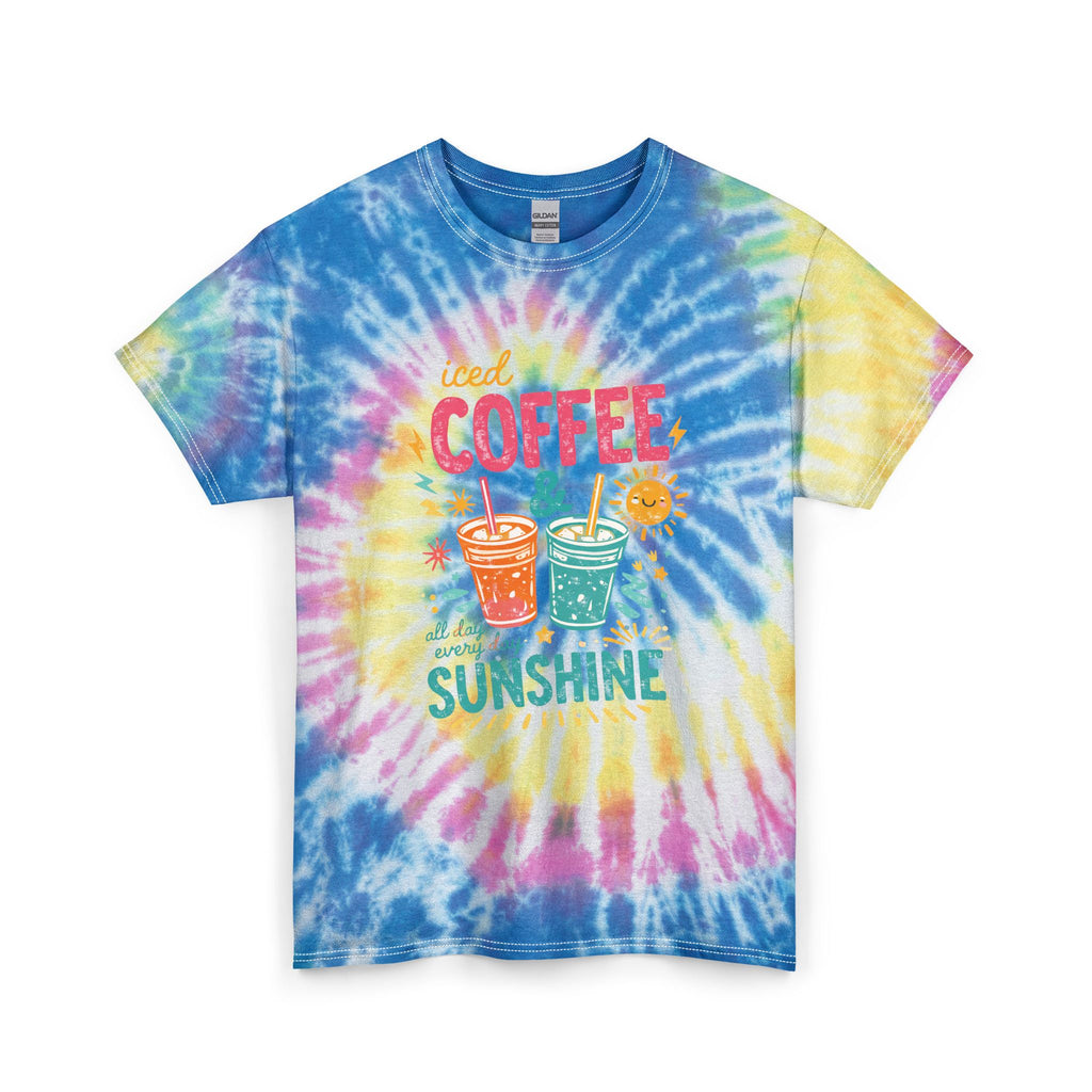 Iced Coffee & Sunshine Tie Dye Cotton Tee