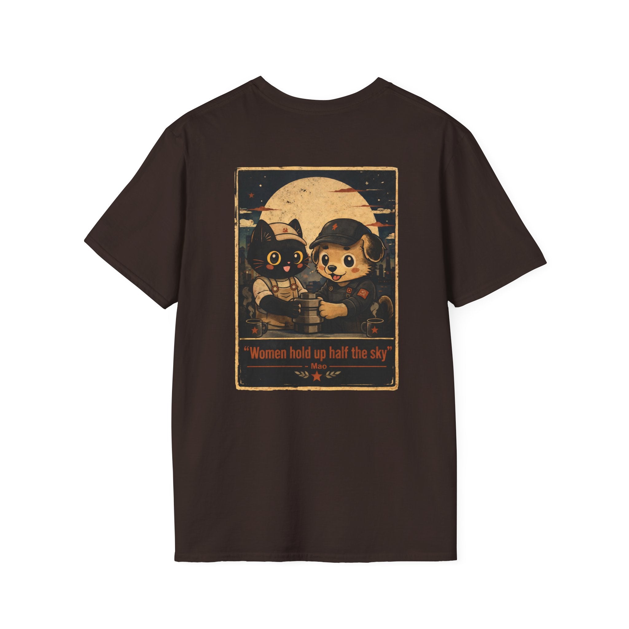 Women Hold Up Half the Sky – Front & Back Graphic Tee