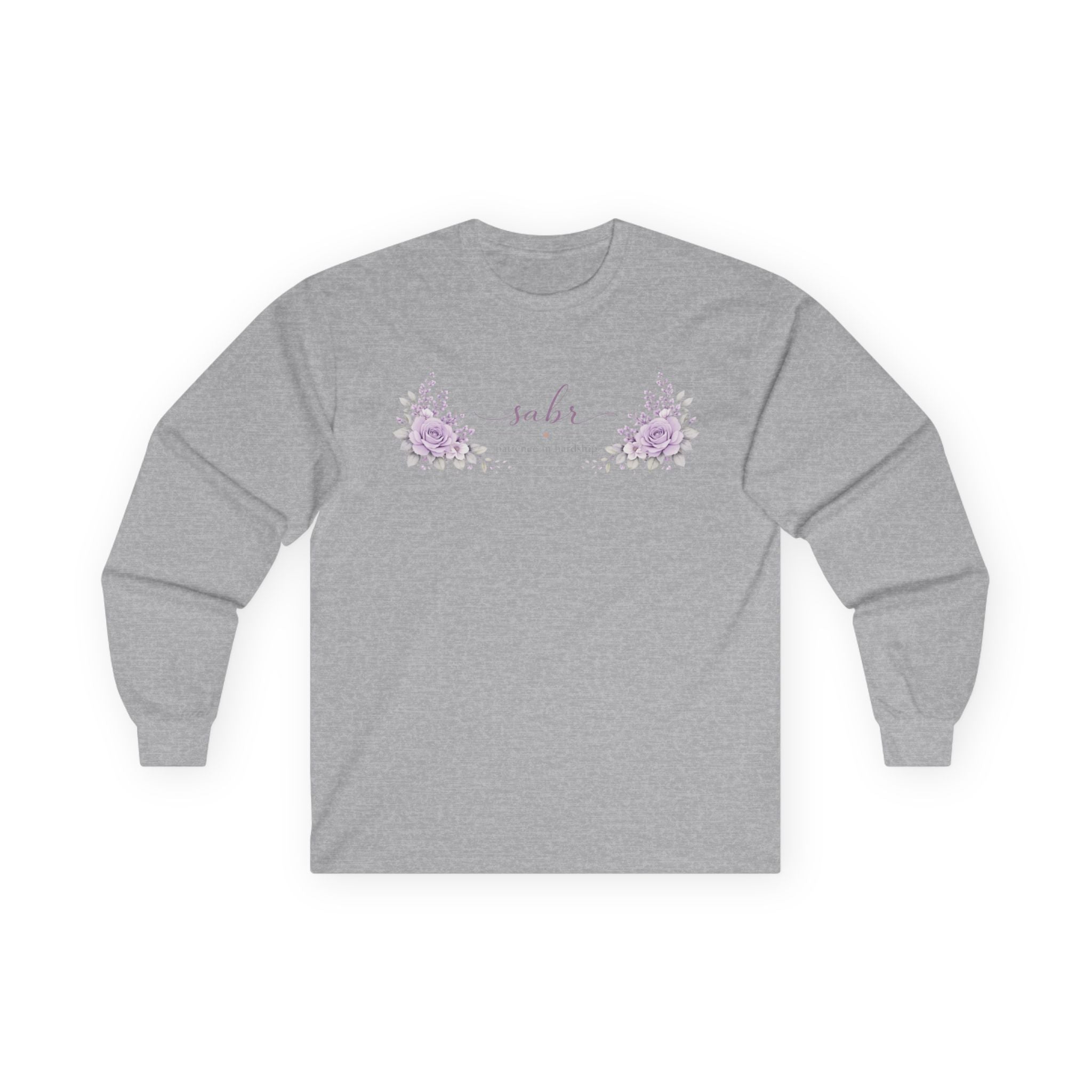 Sabr "Patience in Hardship" - Cotton Long Sleeve Tee