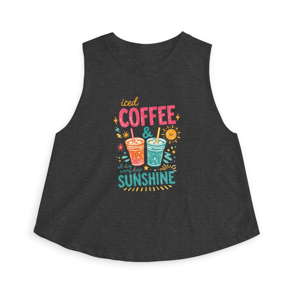 Iced Coffee & Sunshine - Women's Crop Top