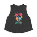Iced Coffee & Sunshine - Women's Crop Top