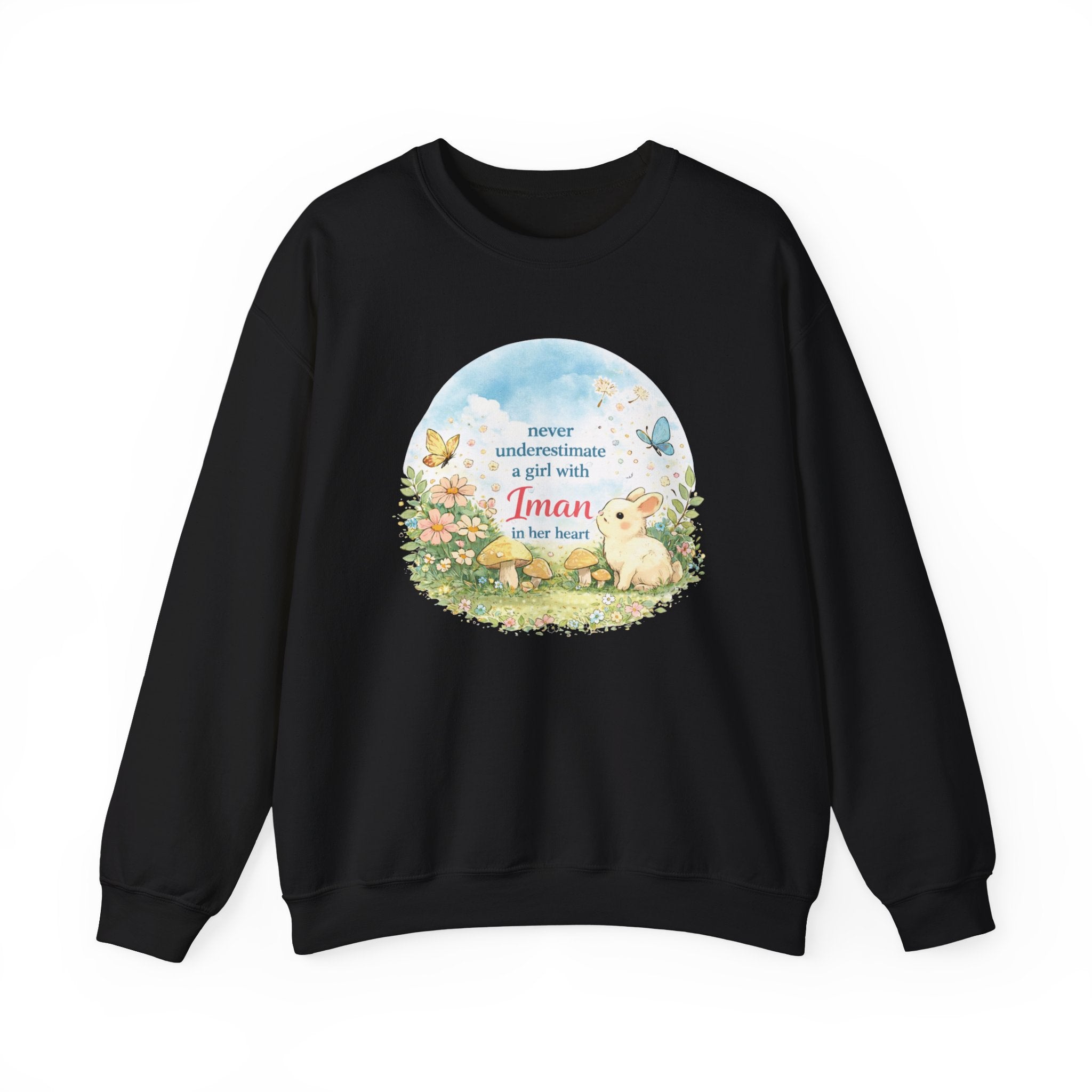 Girl with Iman in Her Heart - Crewneck Sweatshirt