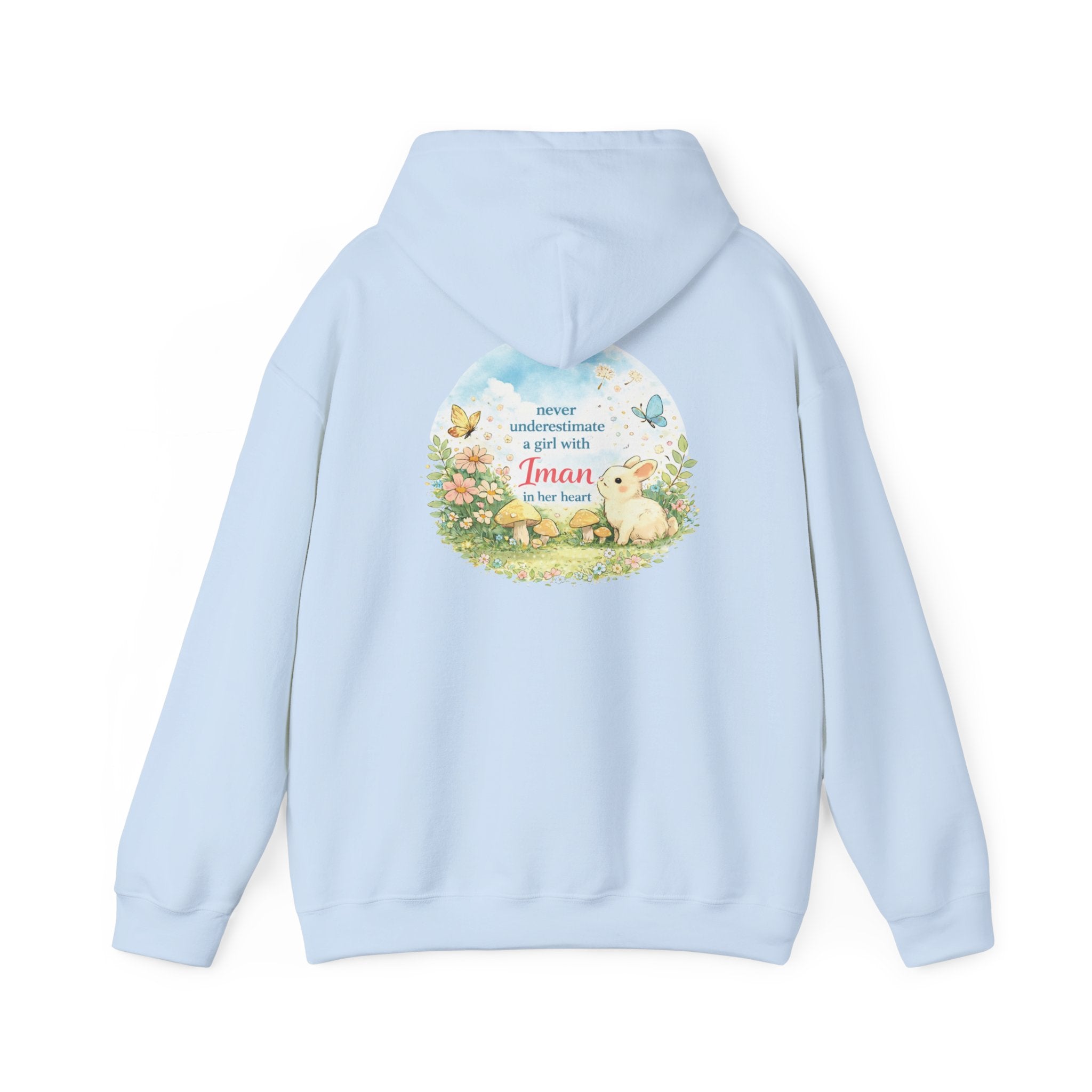 Girl with Iman in Her Heart - Hooded Sweatshirt