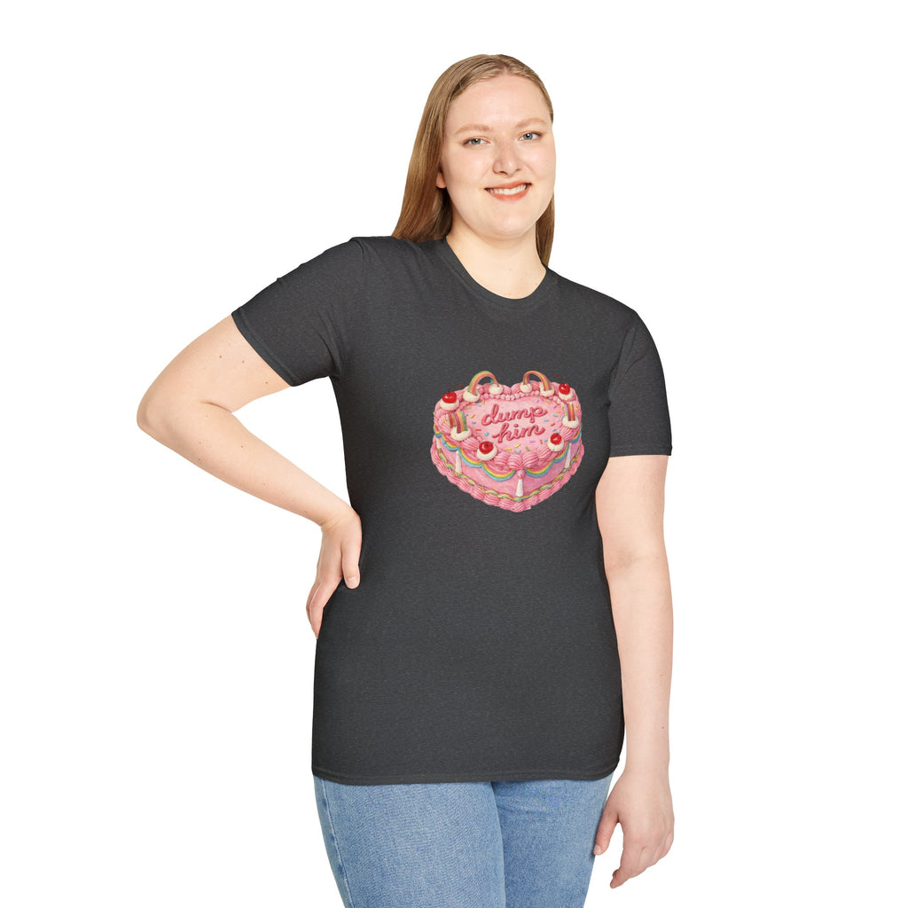Dump Him Vintage Cake - Tee