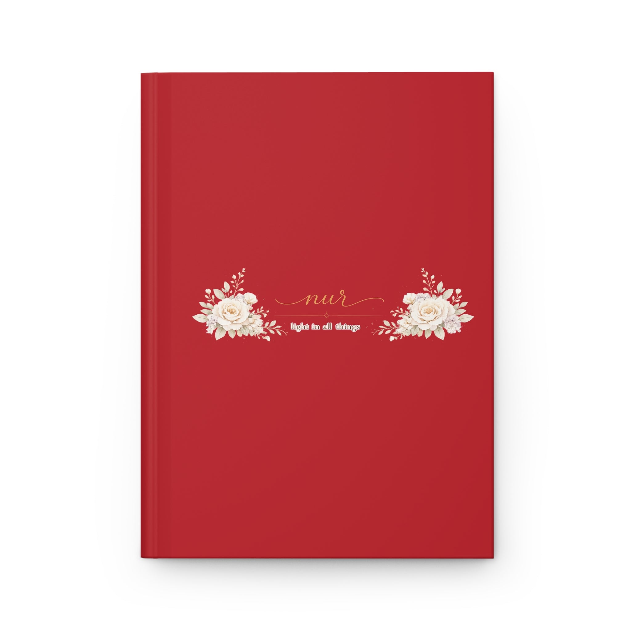 Nur "Light in Everything" - RedHardcover Journal Matte