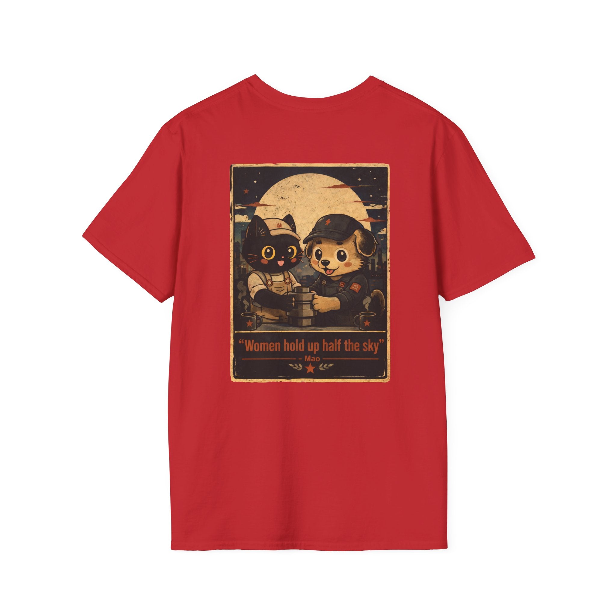 Women Hold Up Half the Sky – Front & Back Graphic Tee
