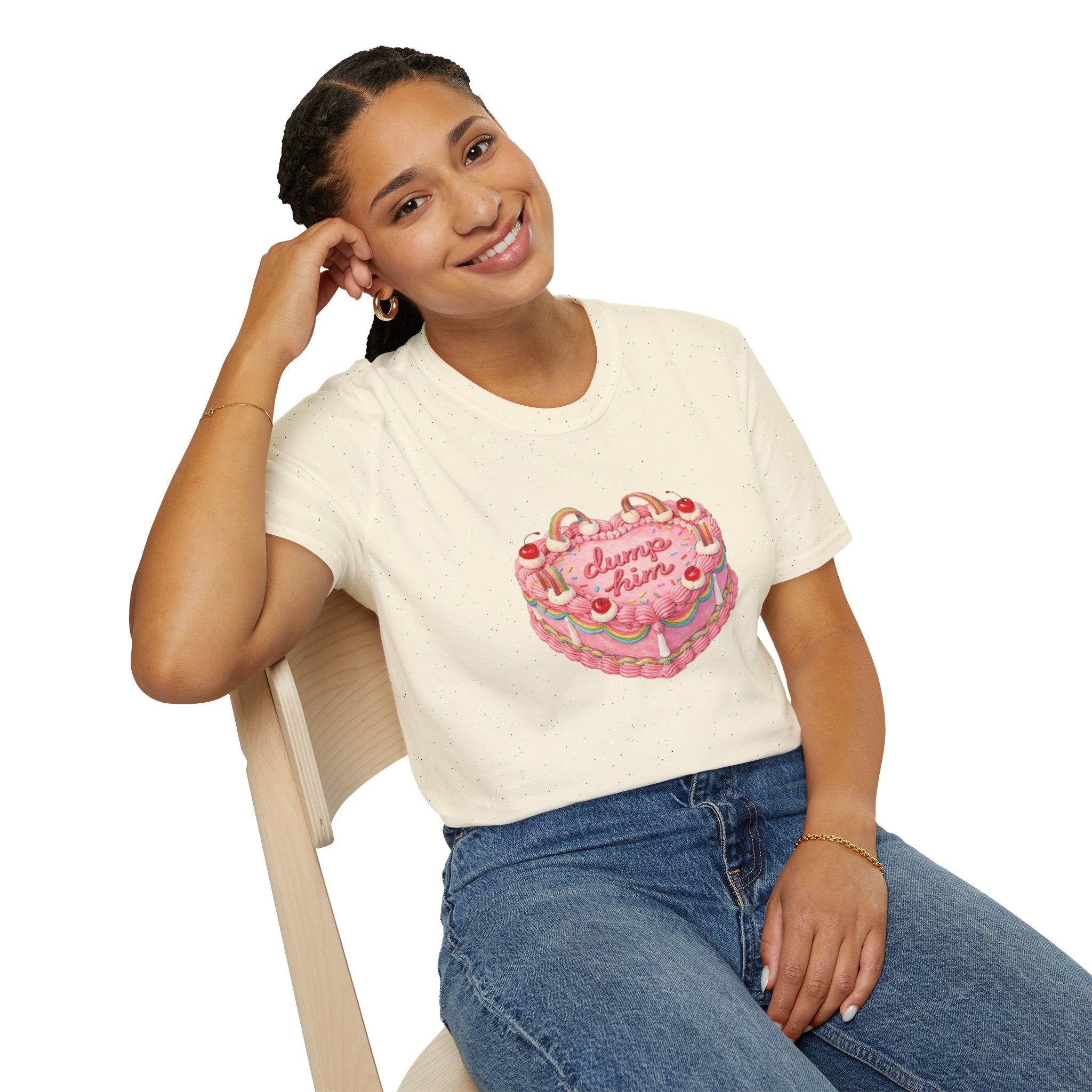 Dump Him Vintage Cake - Tee