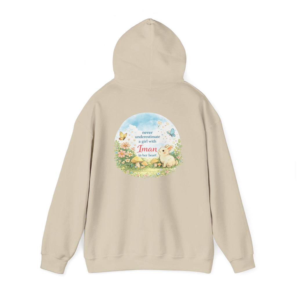 Girl with Iman in Her Heart - Hooded Sweatshirt
