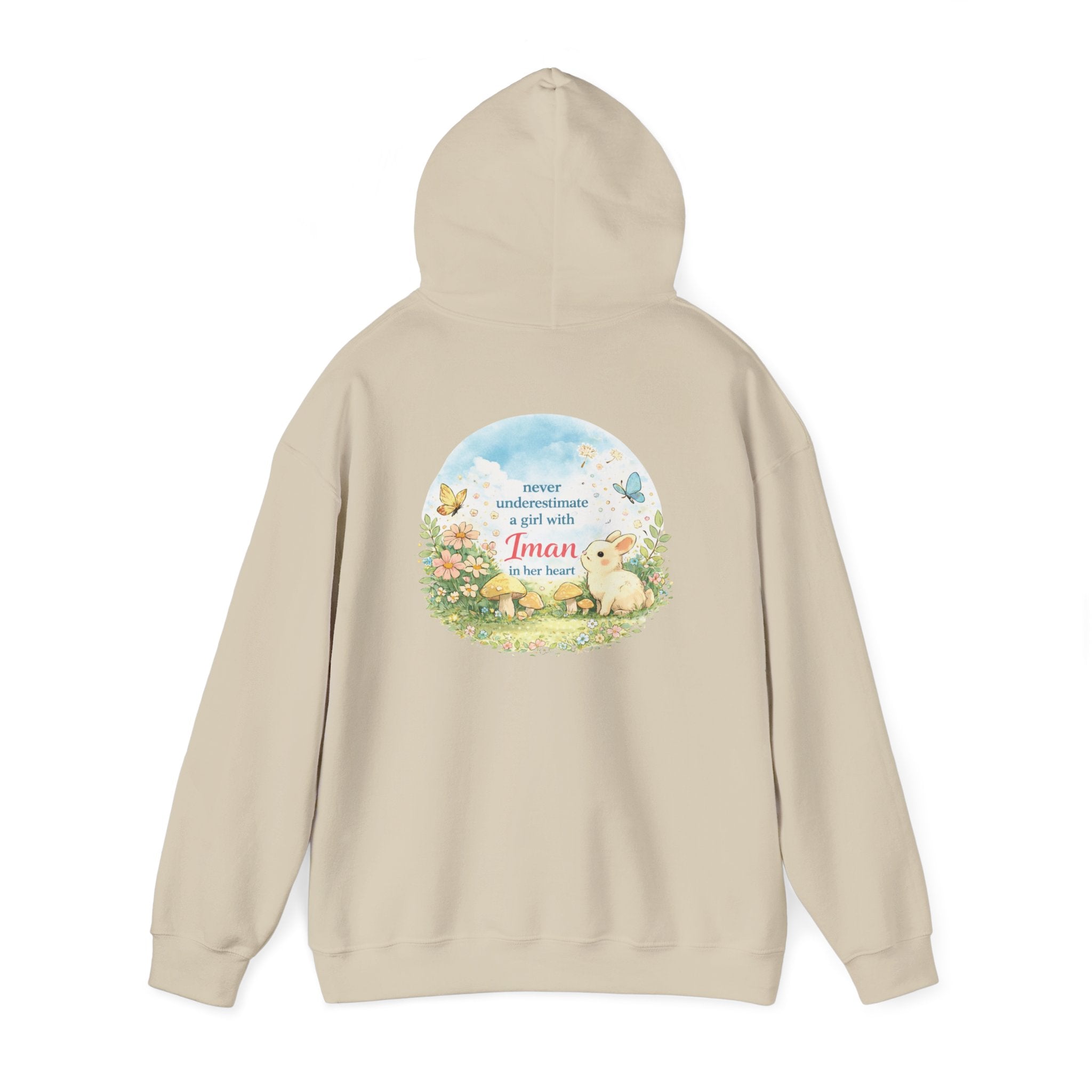 Girl with Iman in Her Heart - Hooded Sweatshirt