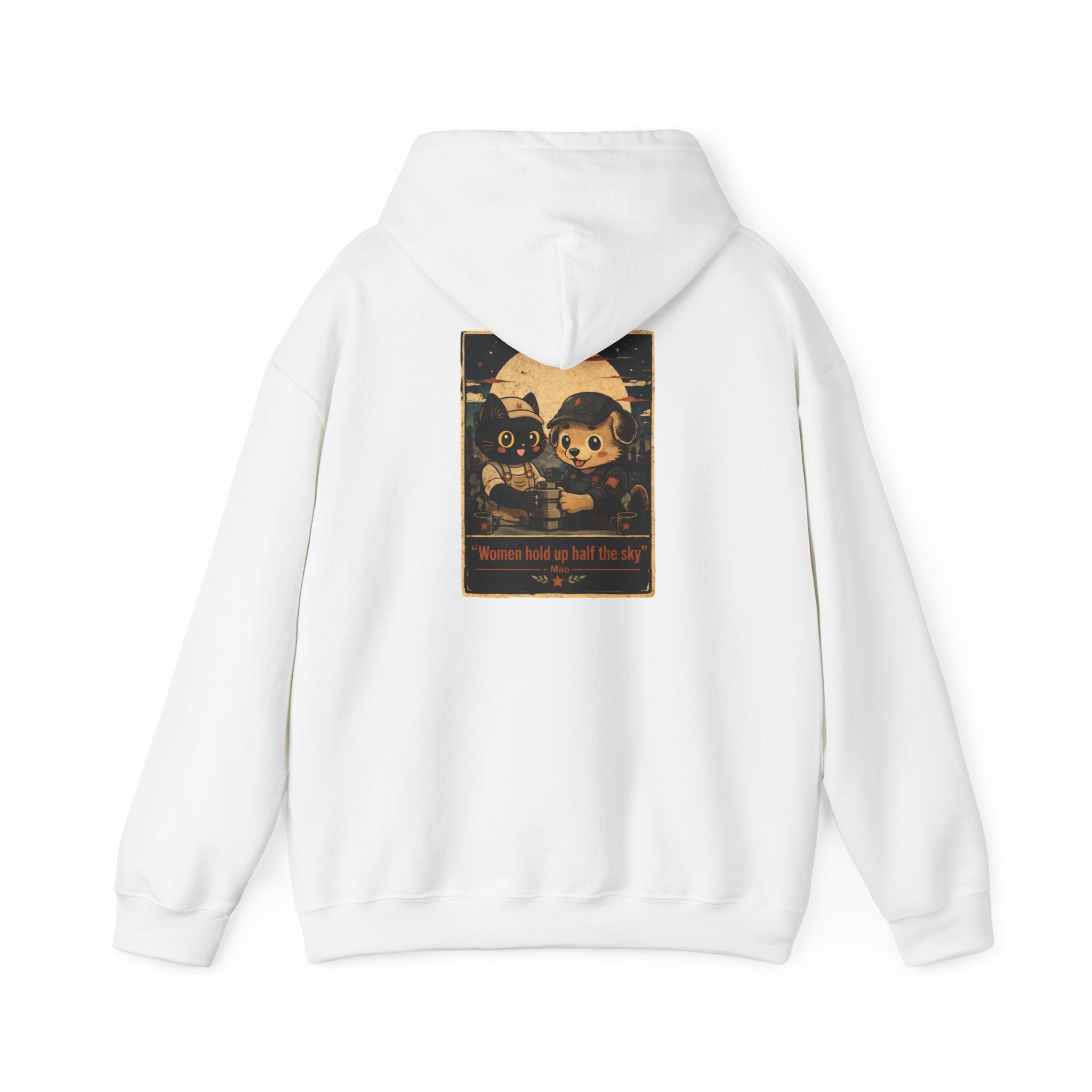 Women Hold Up Half the Sky – Front & Back Graphic Hoodie