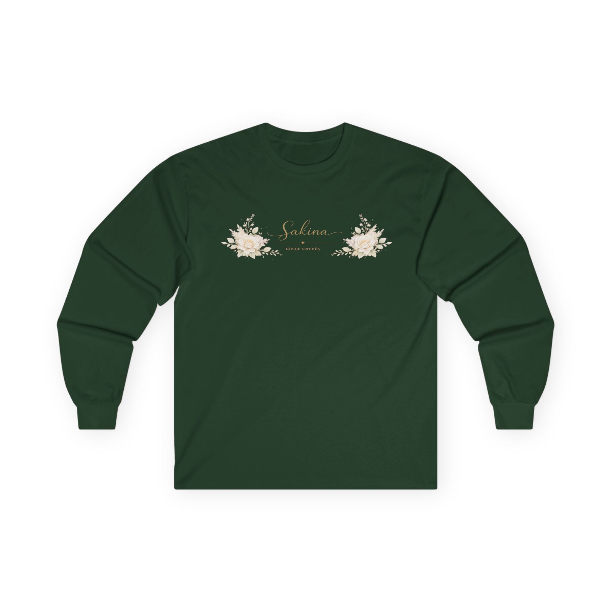 Sakina "Divine Serenity" - Cotton Long Sleeve Tee