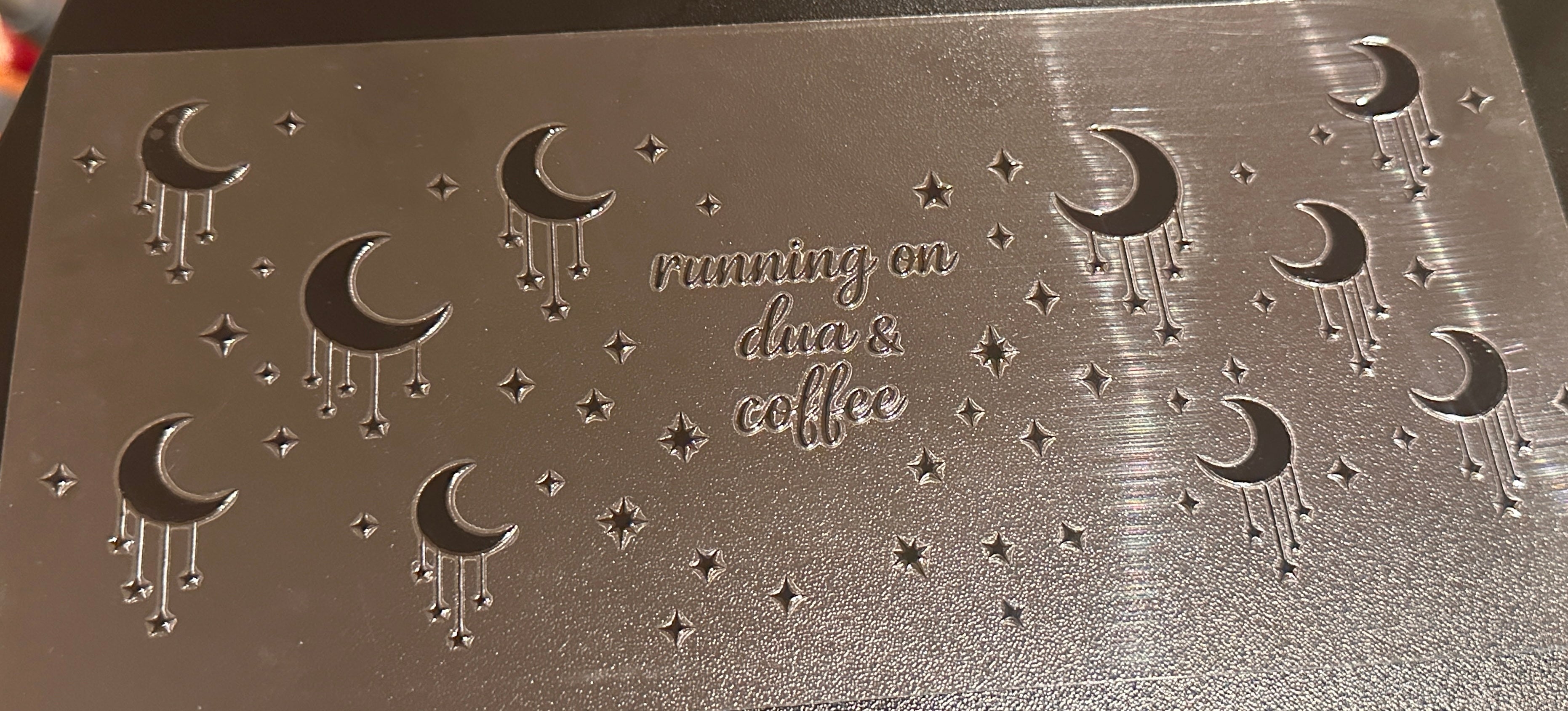 Running on dua & coffee - Glitter Cup 24oz