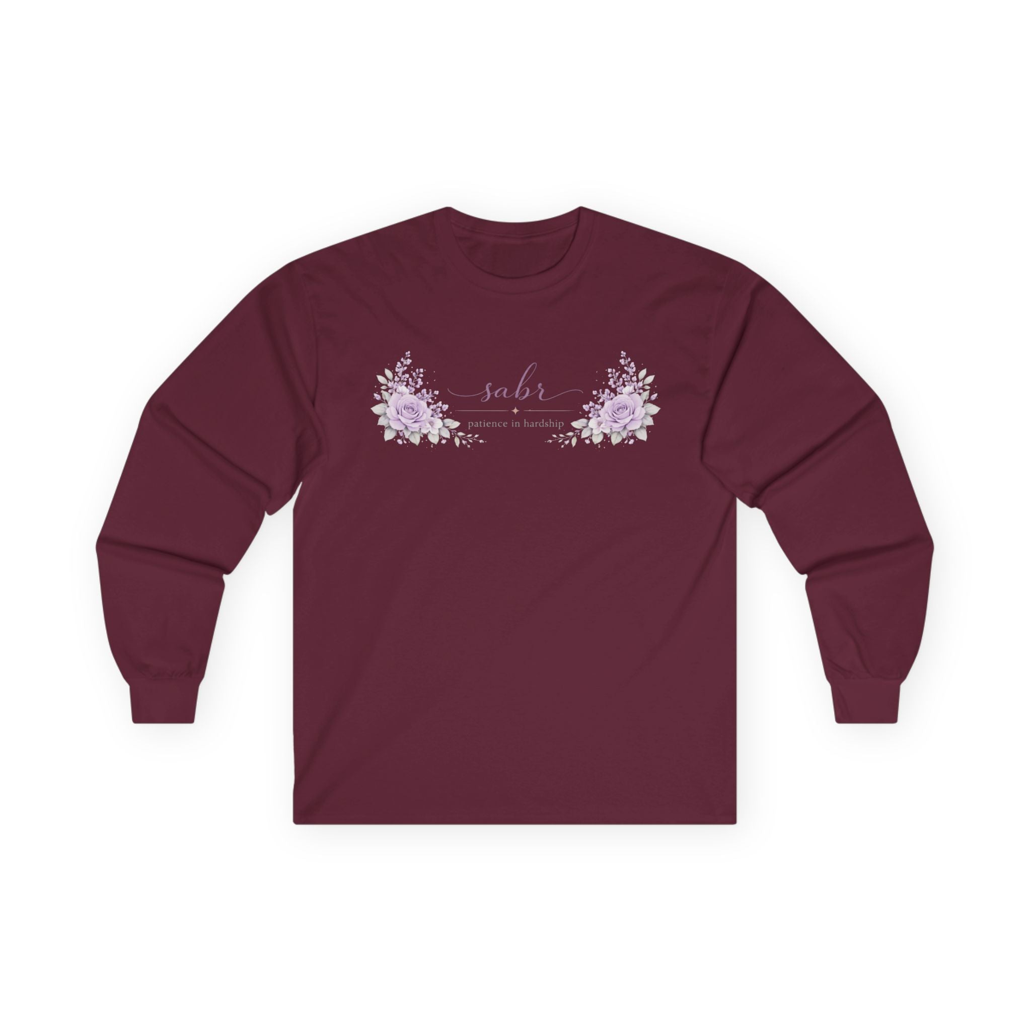 Sabr "Patience in Hardship" - Cotton Long Sleeve Tee
